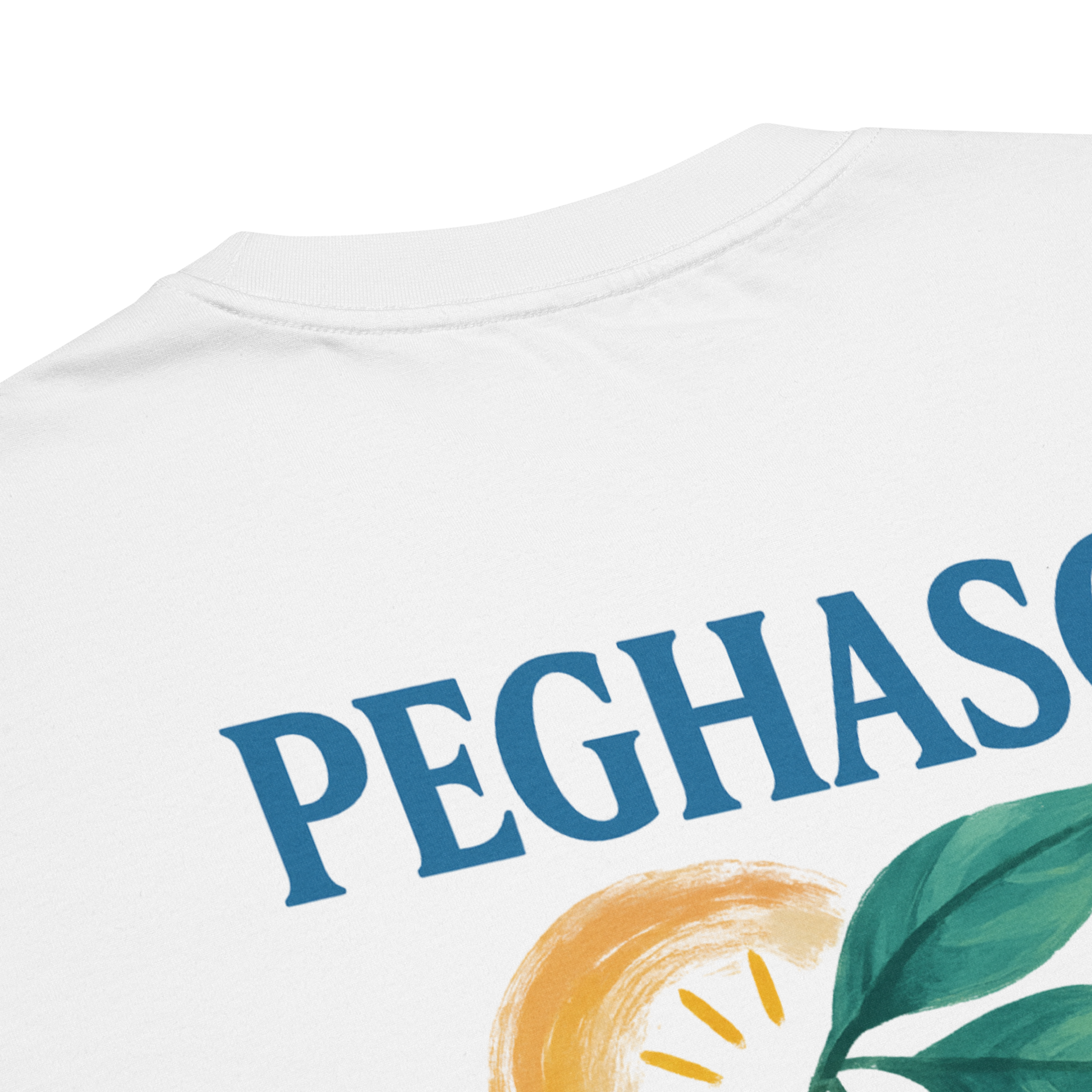 Camiseta oversize mujer "Vibras de Limón" de algodón orgánico