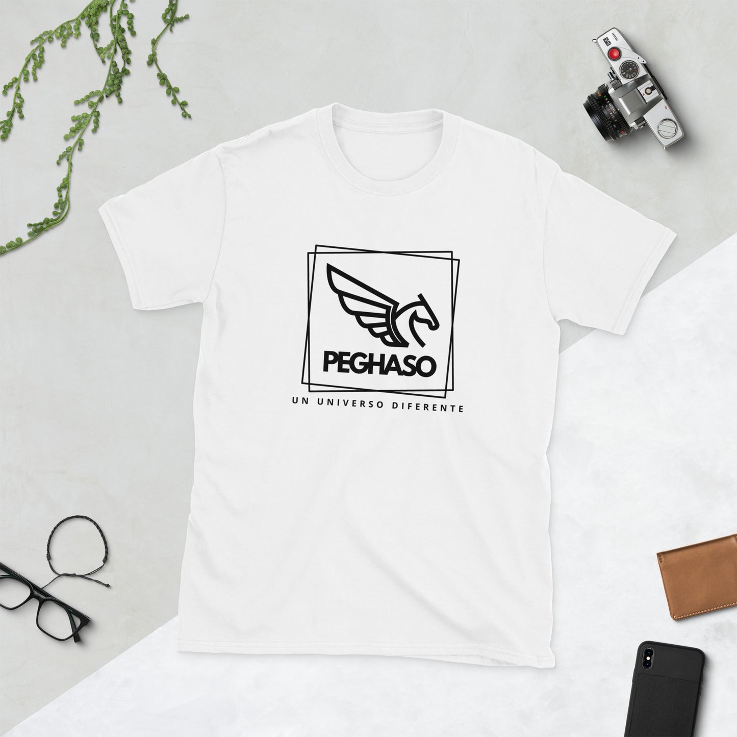 Camiseta PEGHASO LOGO CLASSIC NEGRO - unisex