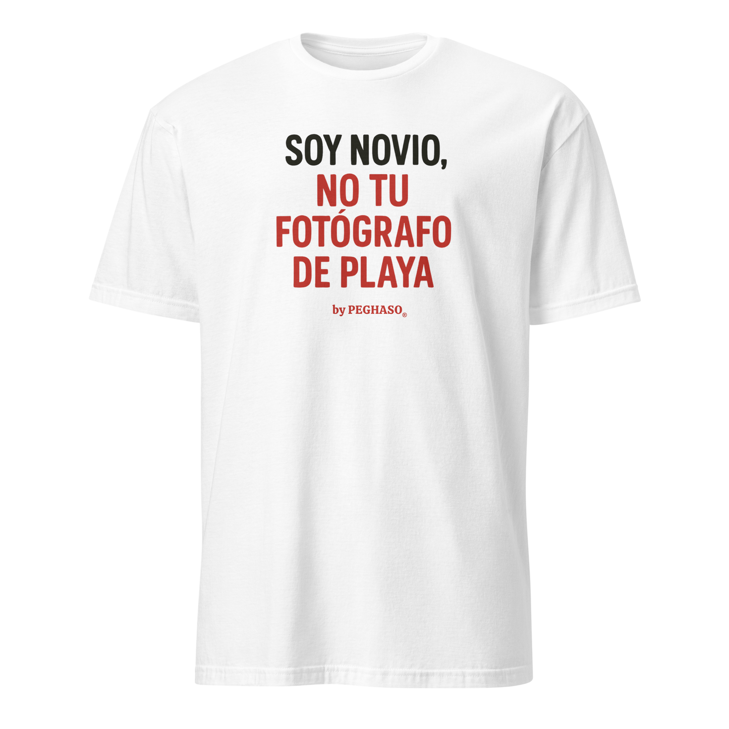 9. Camiseta sin filtro "SOY TU NOVIO"– by PEGHASO®