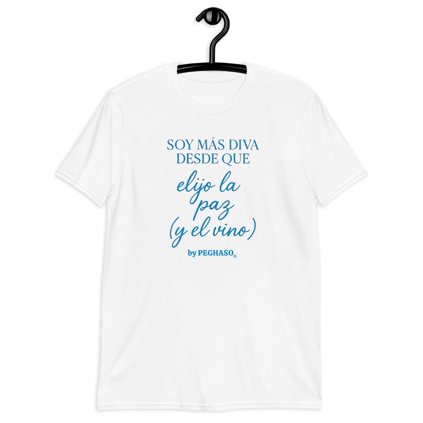 8. Camiseta sin filtro "SOY MÁS DIVA" - by PEGHASO®