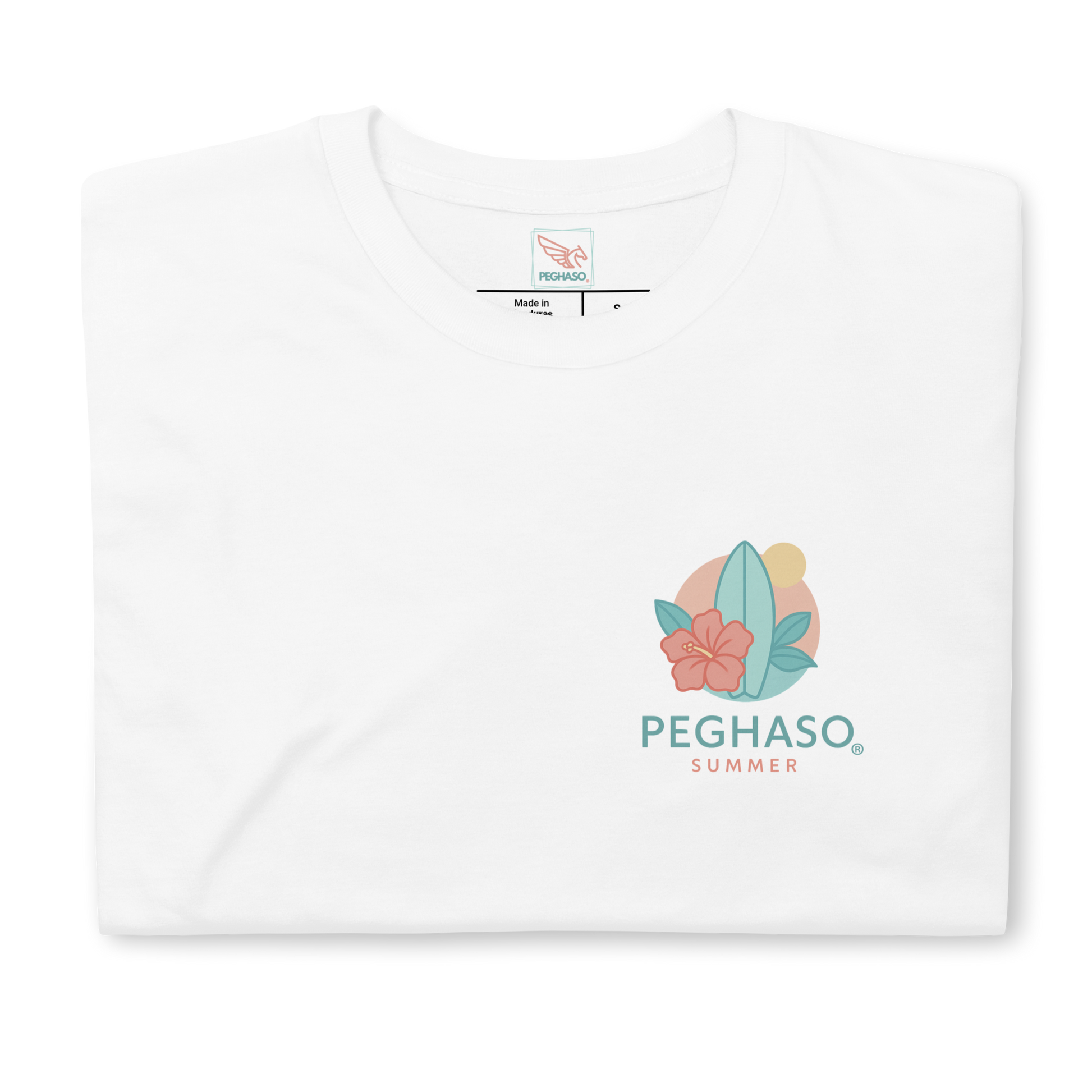 camiseta-peghaso-summer-day-frente-blanco