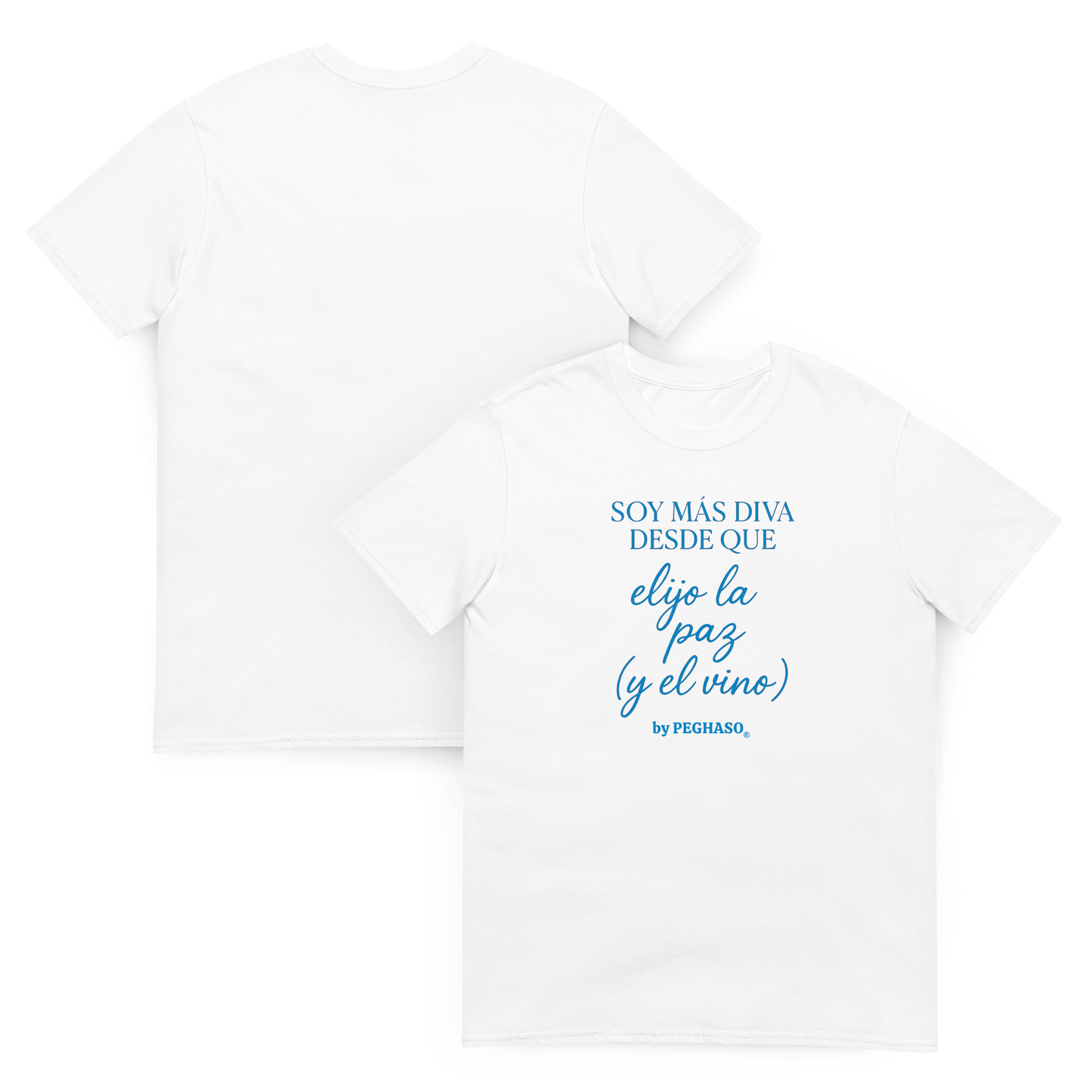 8. Camiseta sin filtro "SOY MÁS DIVA" - by PEGHASO®