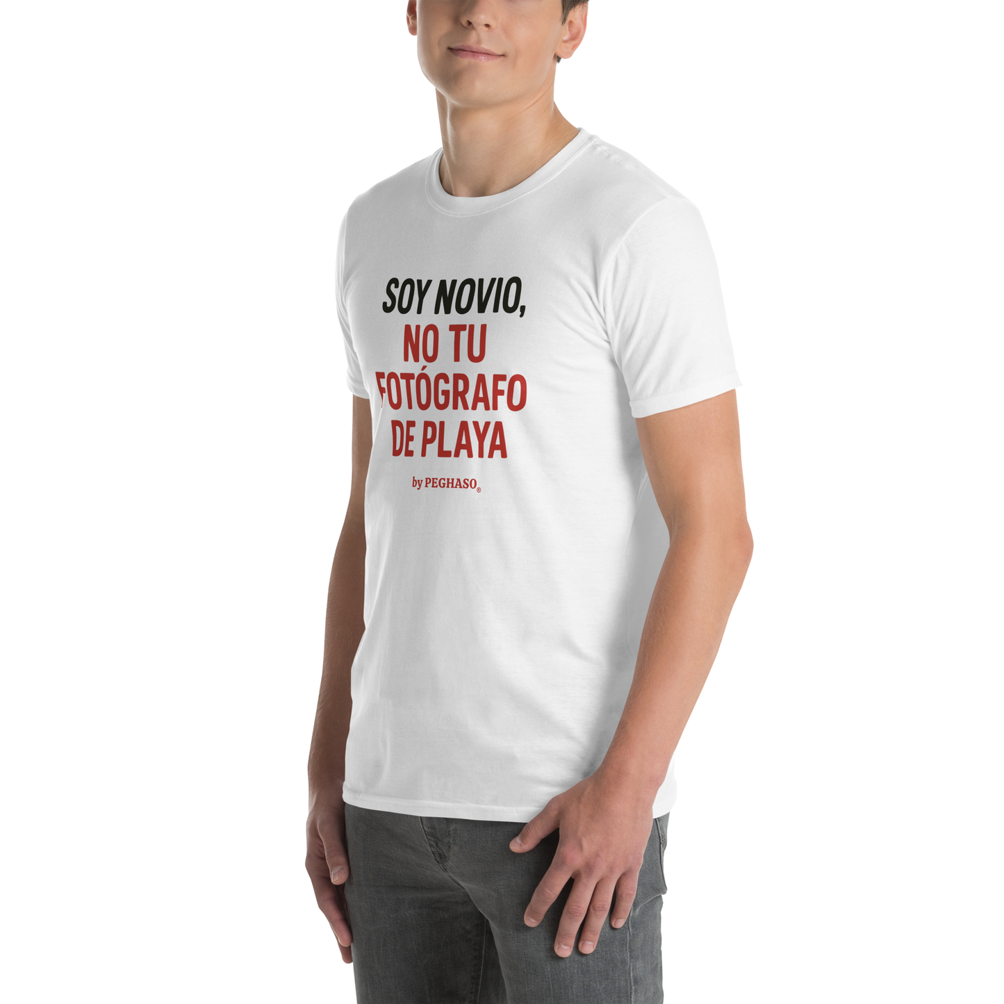 9. Camiseta sin filtro "SOY TU NOVIO"– by PEGHASO®