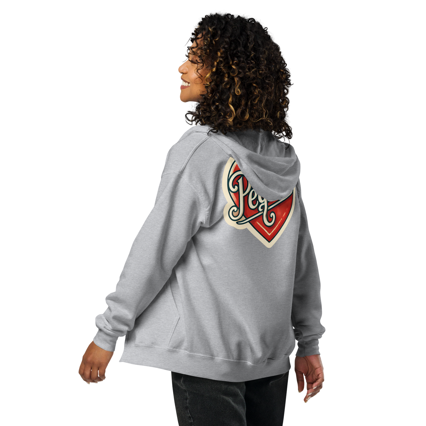 Sudadera con cremallera mujer CUORE PEGHASO - Moda Urbana Streetwear mujer