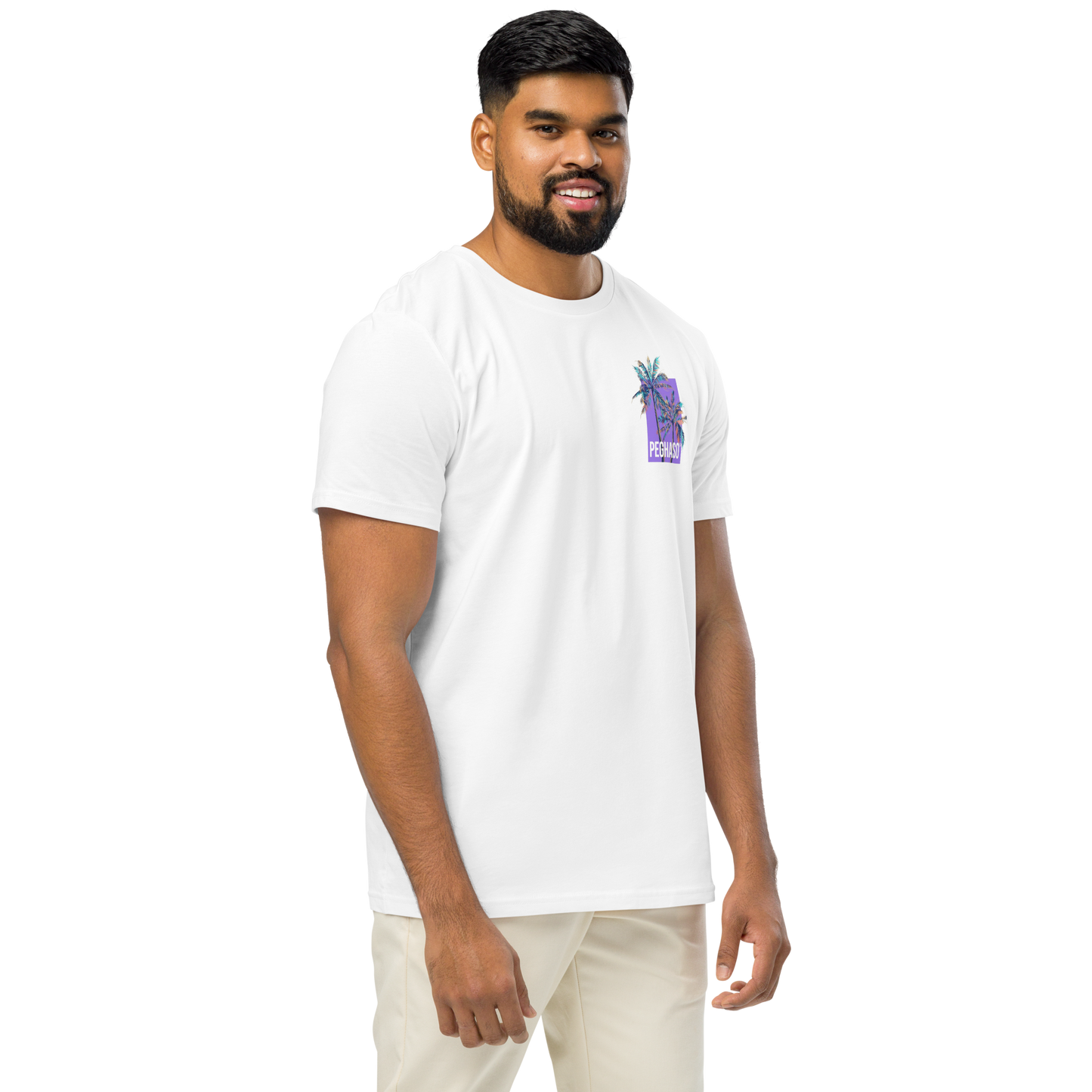Camiseta California de Algodón Premium "Palmeras" | PEGHASO®