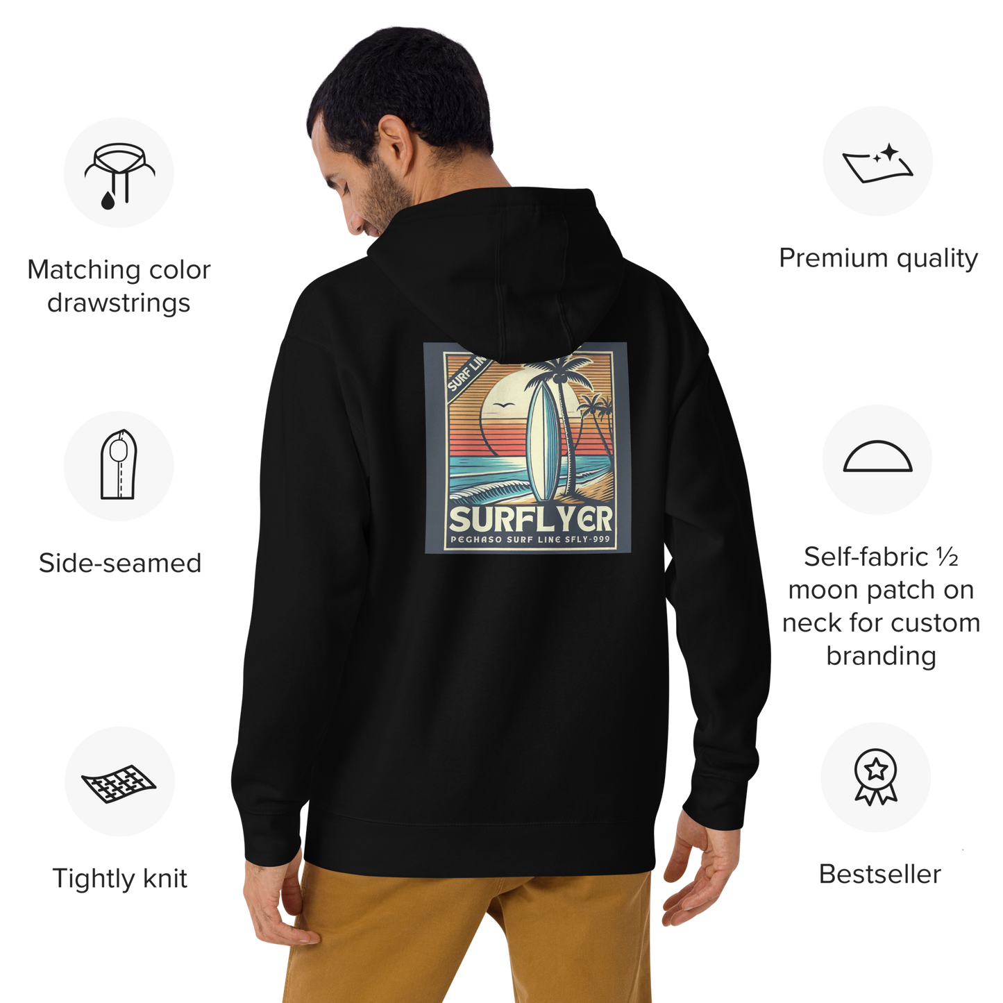 HOODIE SURFLYER PREMIUM SFLY-999
