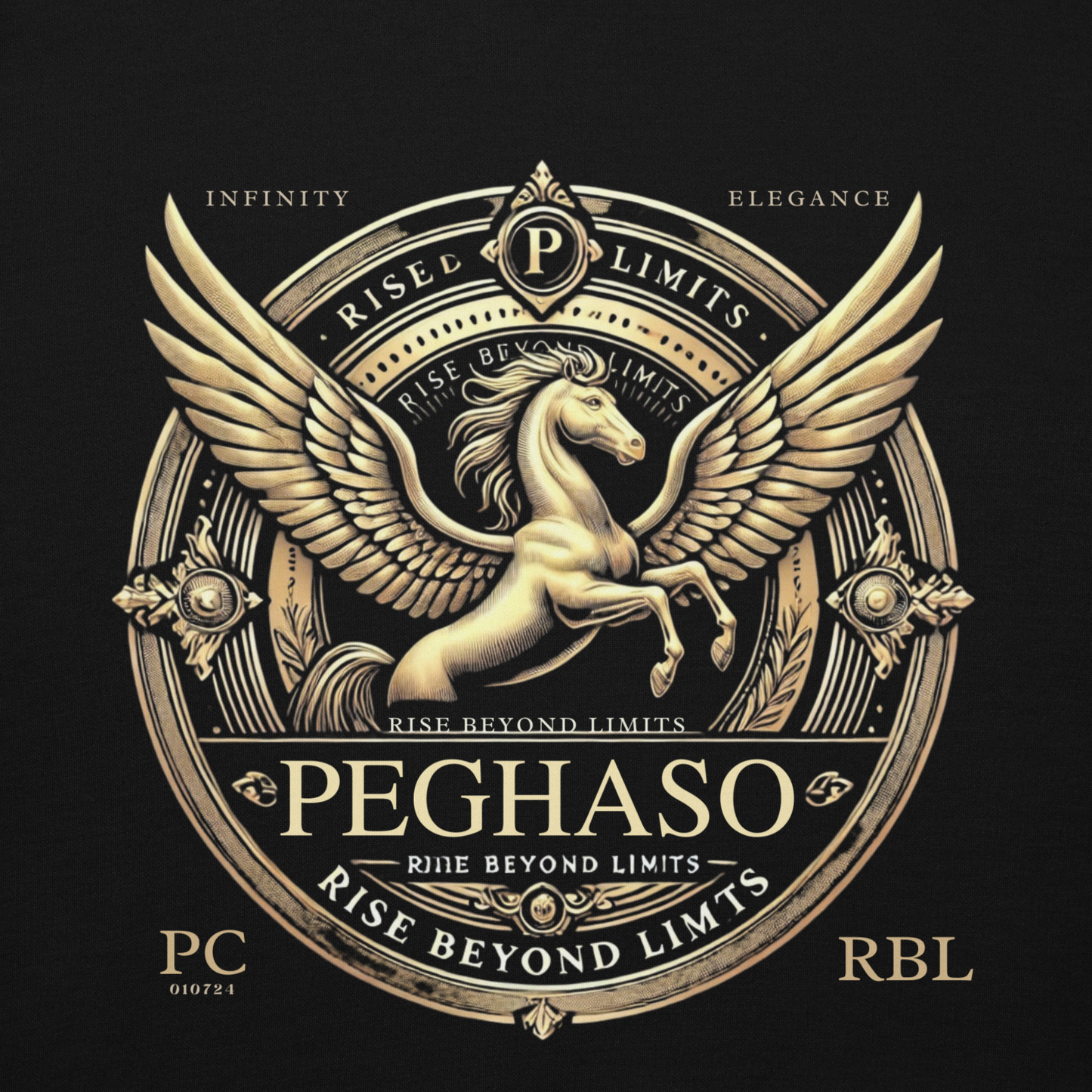 Hoodie PEGHASO - INFINITY ELEGANCE -