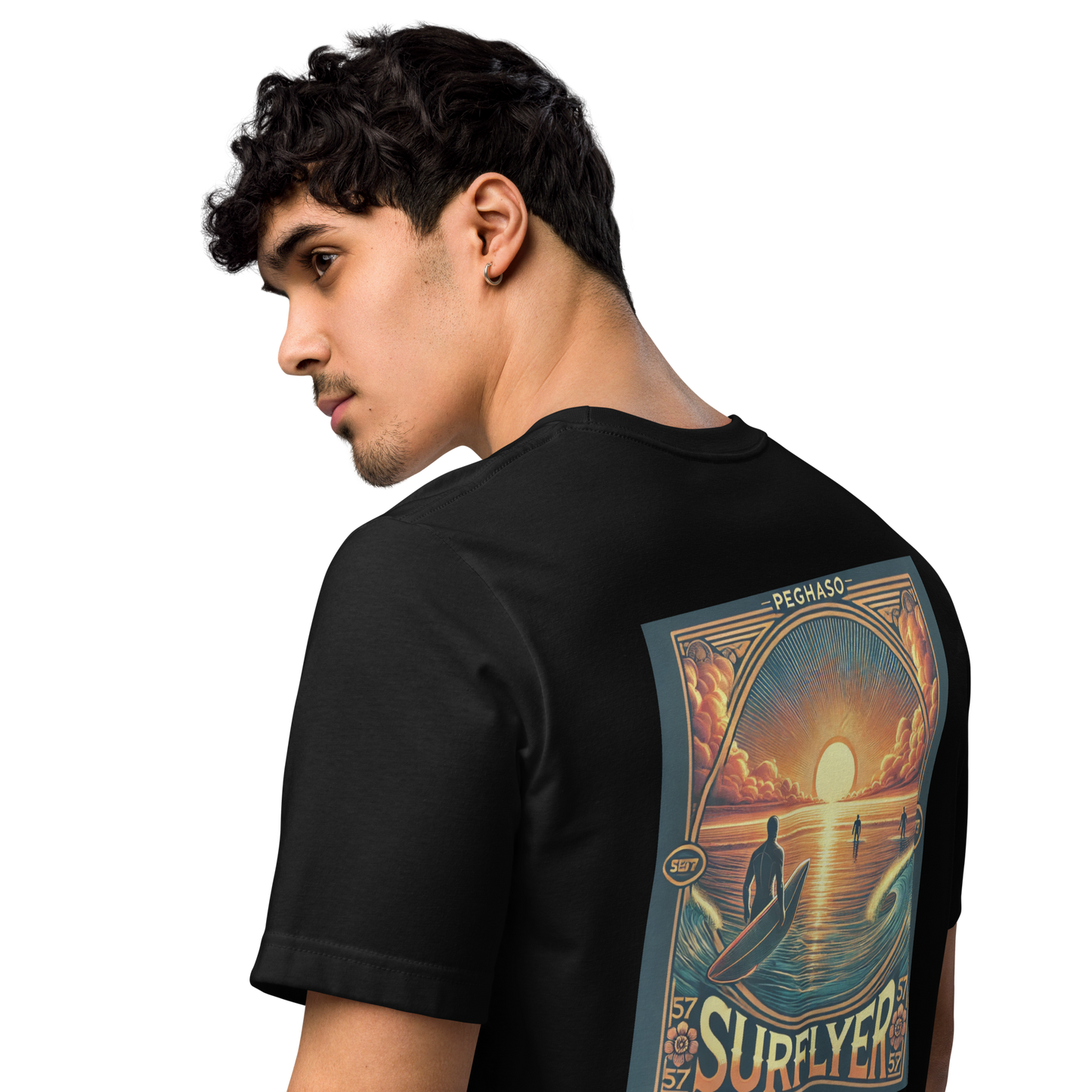 SURFLYER SUNSET - Camiseta surfera ecologica