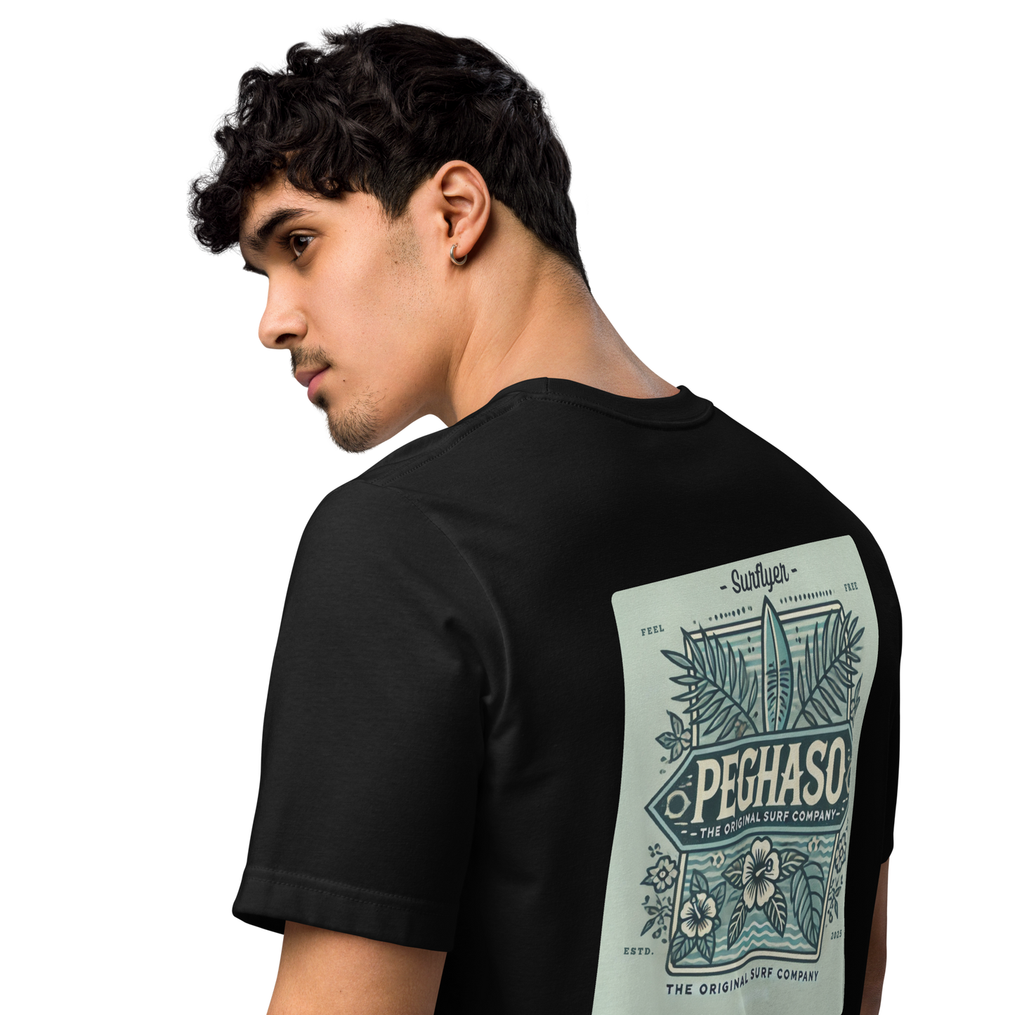 SURFLYER - FEEL FREE - camiseta surfera ecológica