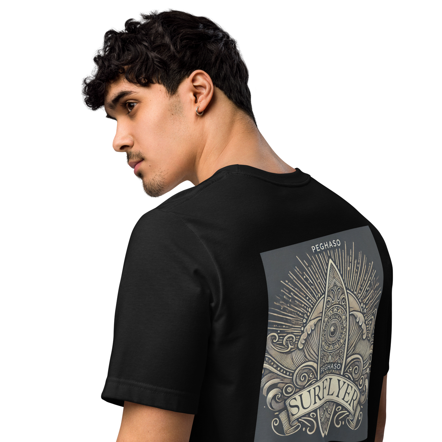 SURFLYER MYSTHICAL SURFBOARD - Camiseta surfera ecológica