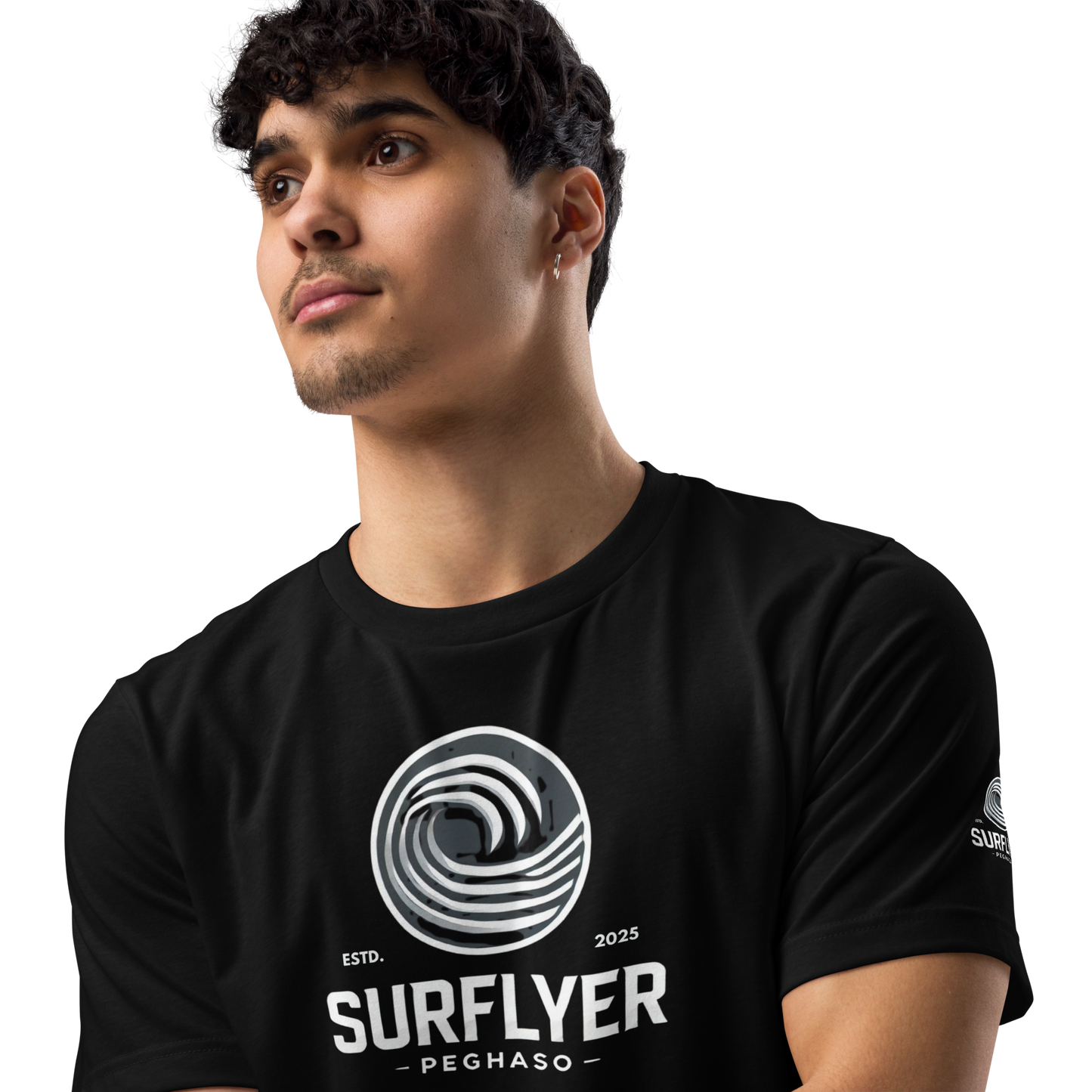 SURFLYER BLACK TIDE - camiseta surfera ecológica