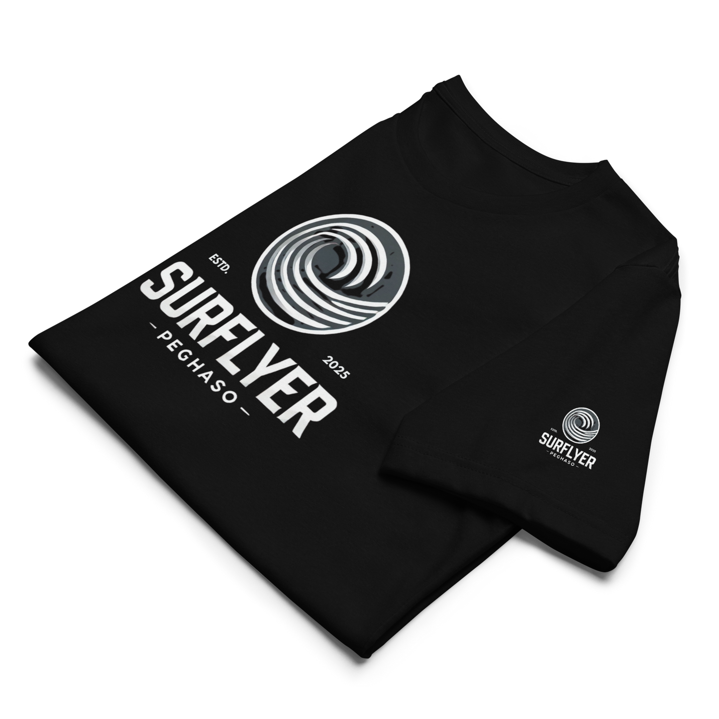SURFLYER BLACK TIDE - camiseta surfera ecológica