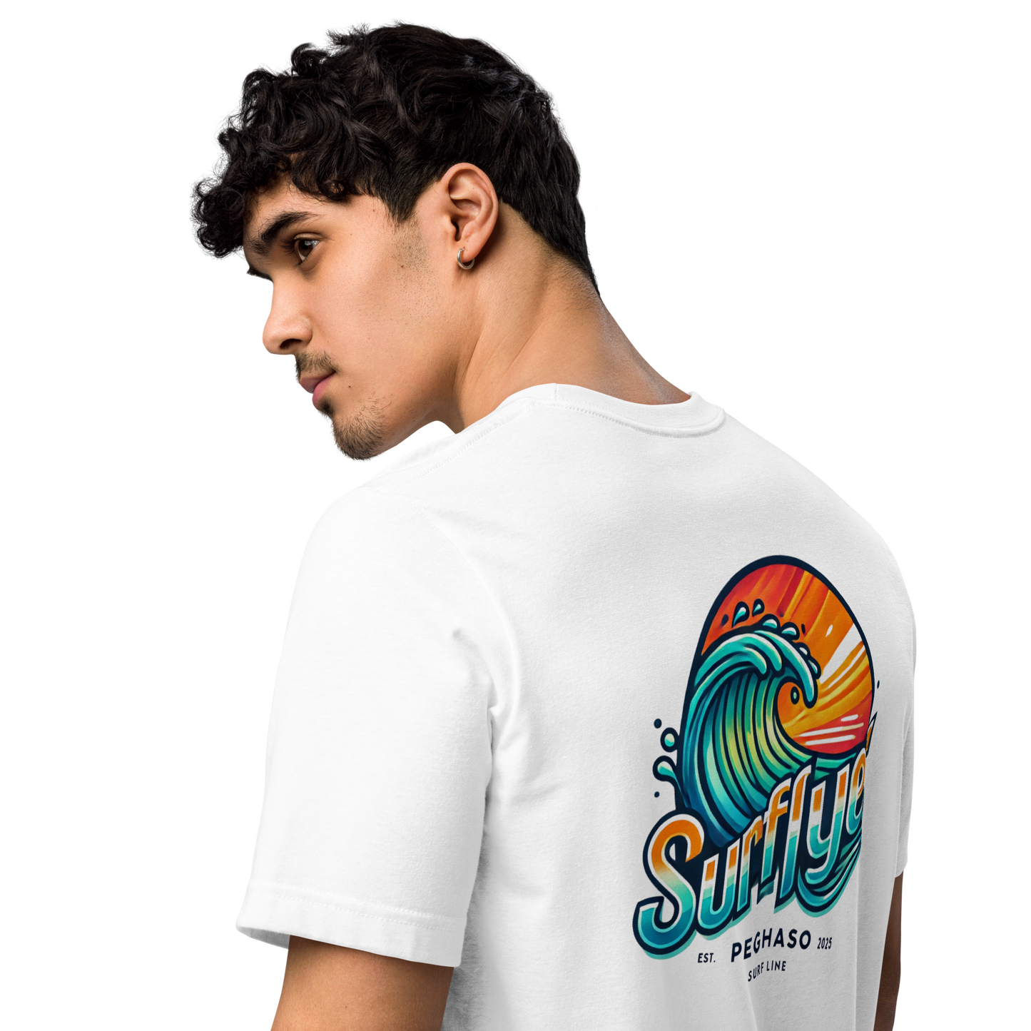 SURFLYER GOLDEN SWELL - Camiseta surfera ecológica