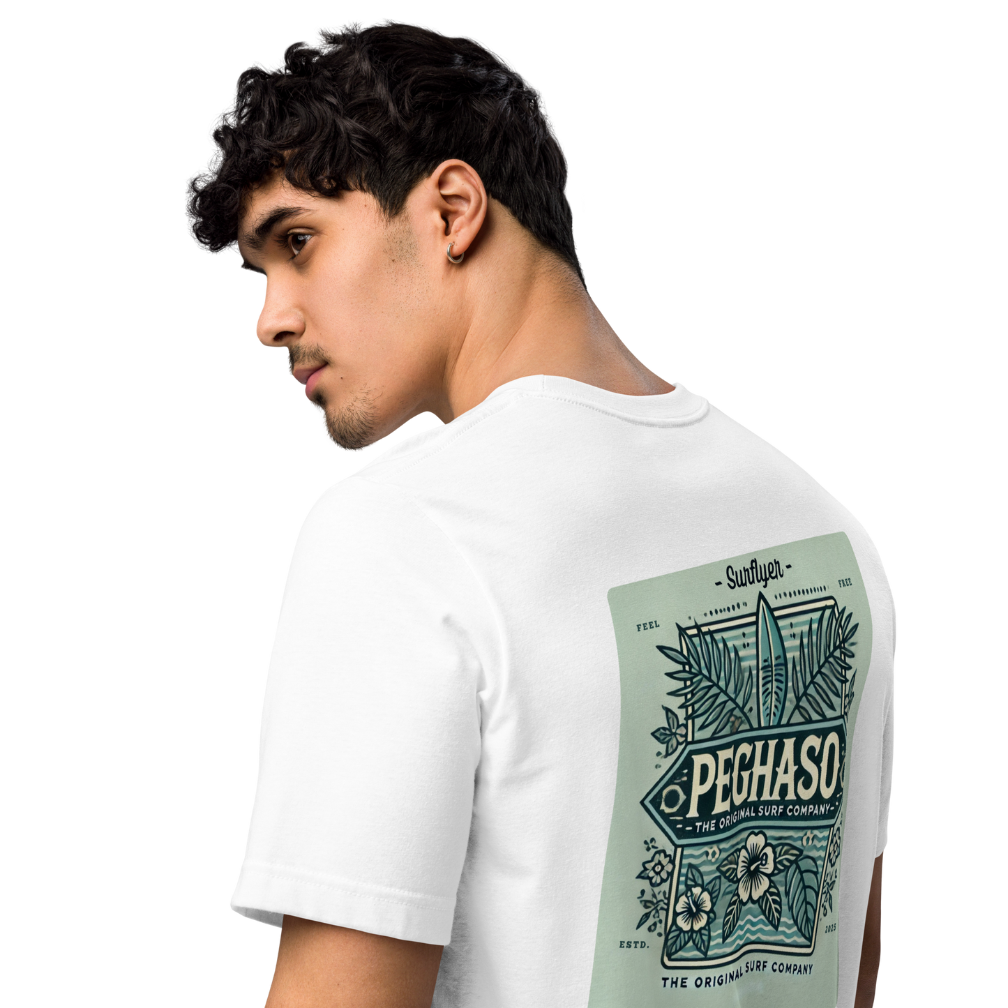 SURFLYER - FEEL FREE - camiseta surfera ecológica