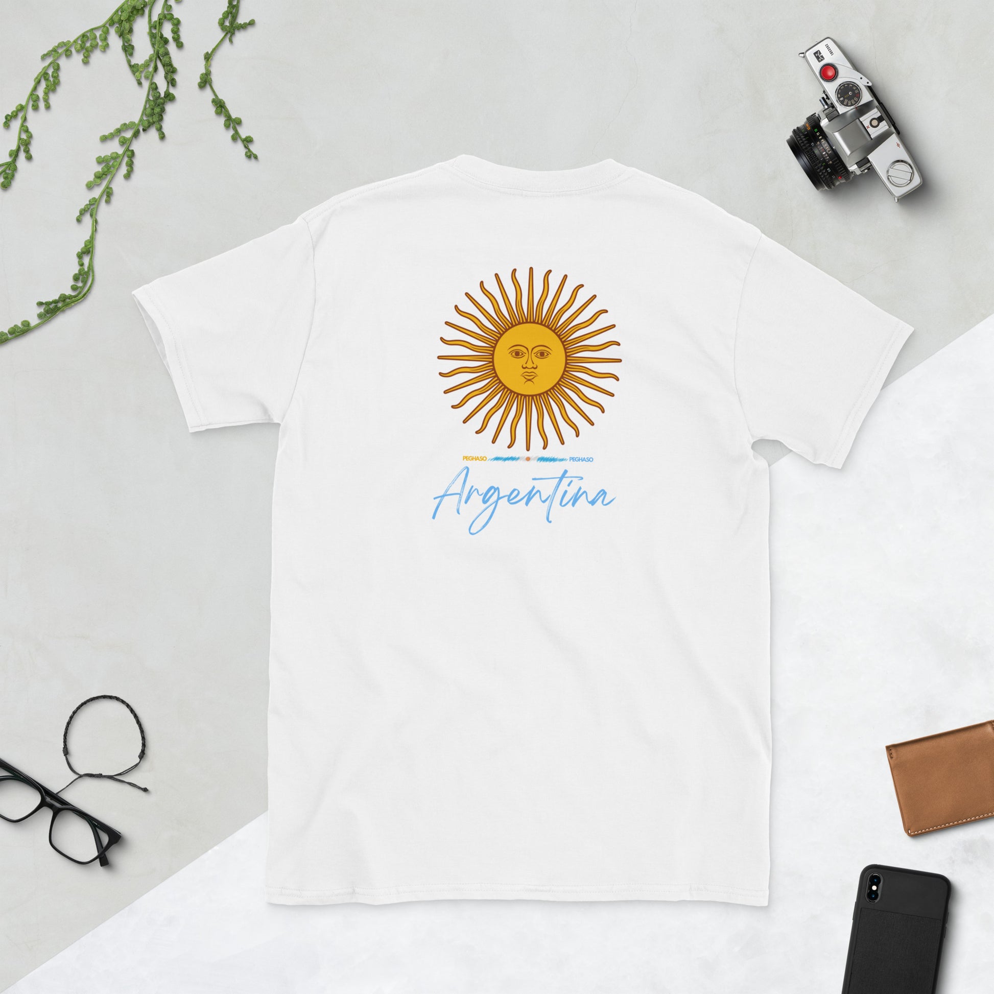 Camiseta PAIS ARGENTINA FUTBOL| Algodón Premium Heavyweight | Estilo Urbano marca premium PEGHASO