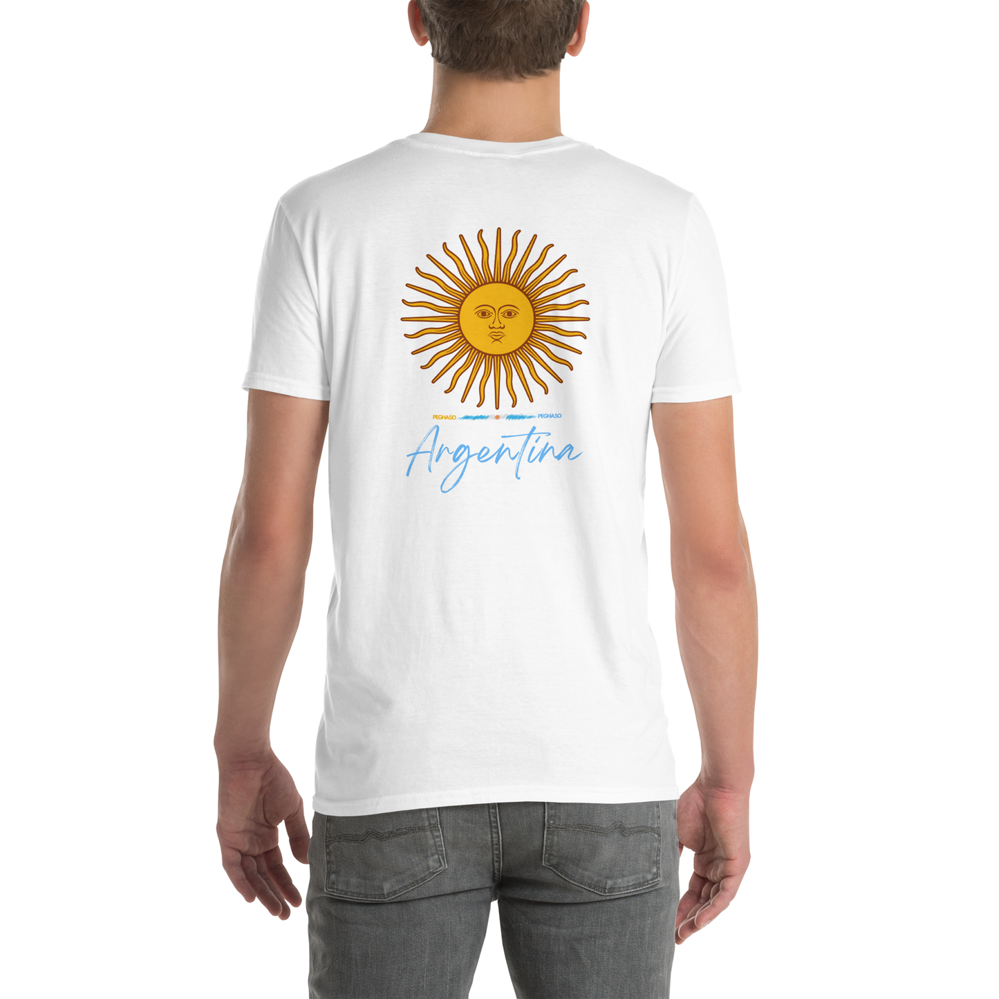 Camiseta PAIS ARGENTINA FUTBOL| Algodón Premium Heavyweight | Estilo Urbano marca premium PEGHASO