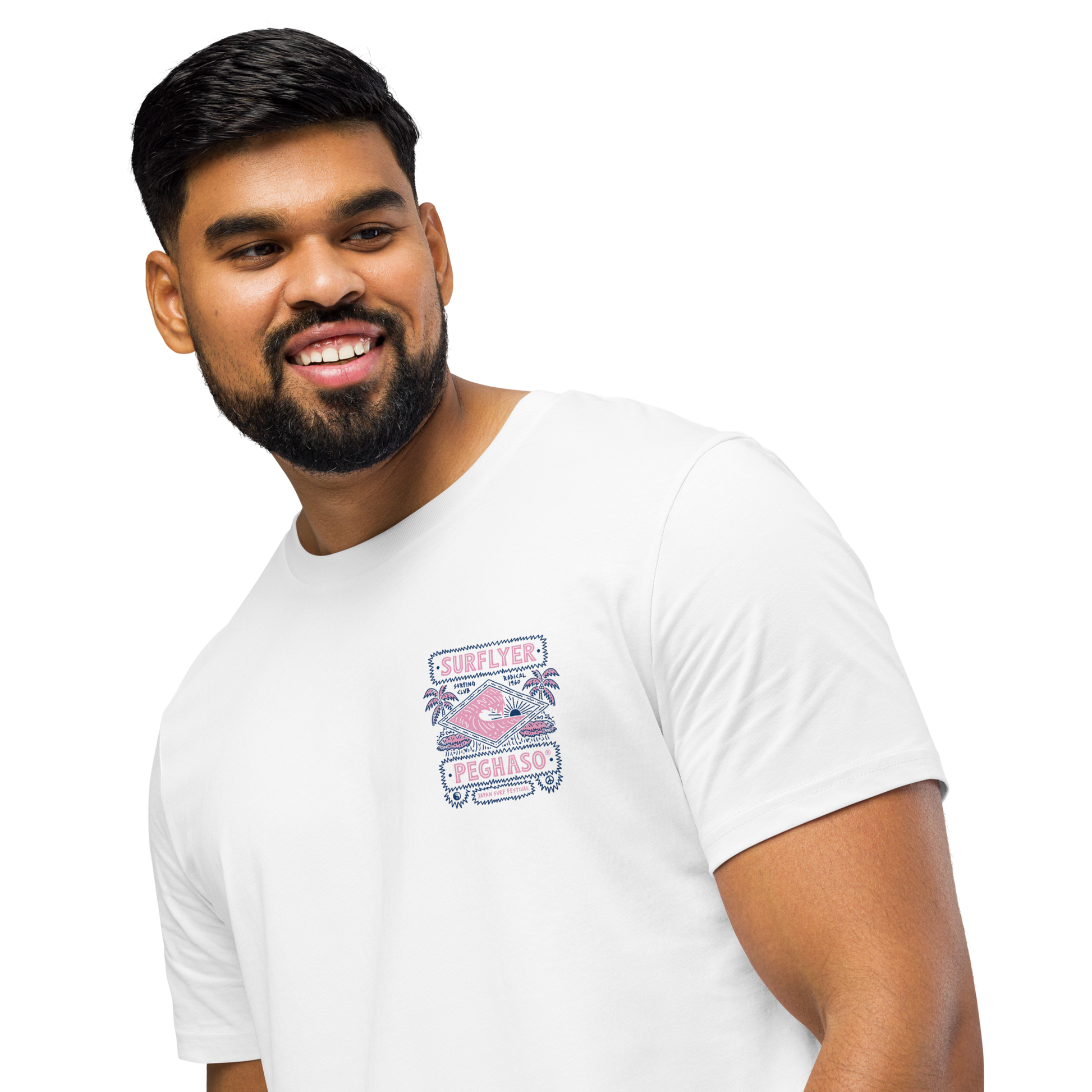 Camiseta-blanca-surf-peghaso-detalle-logo-pecho-algodon-organico