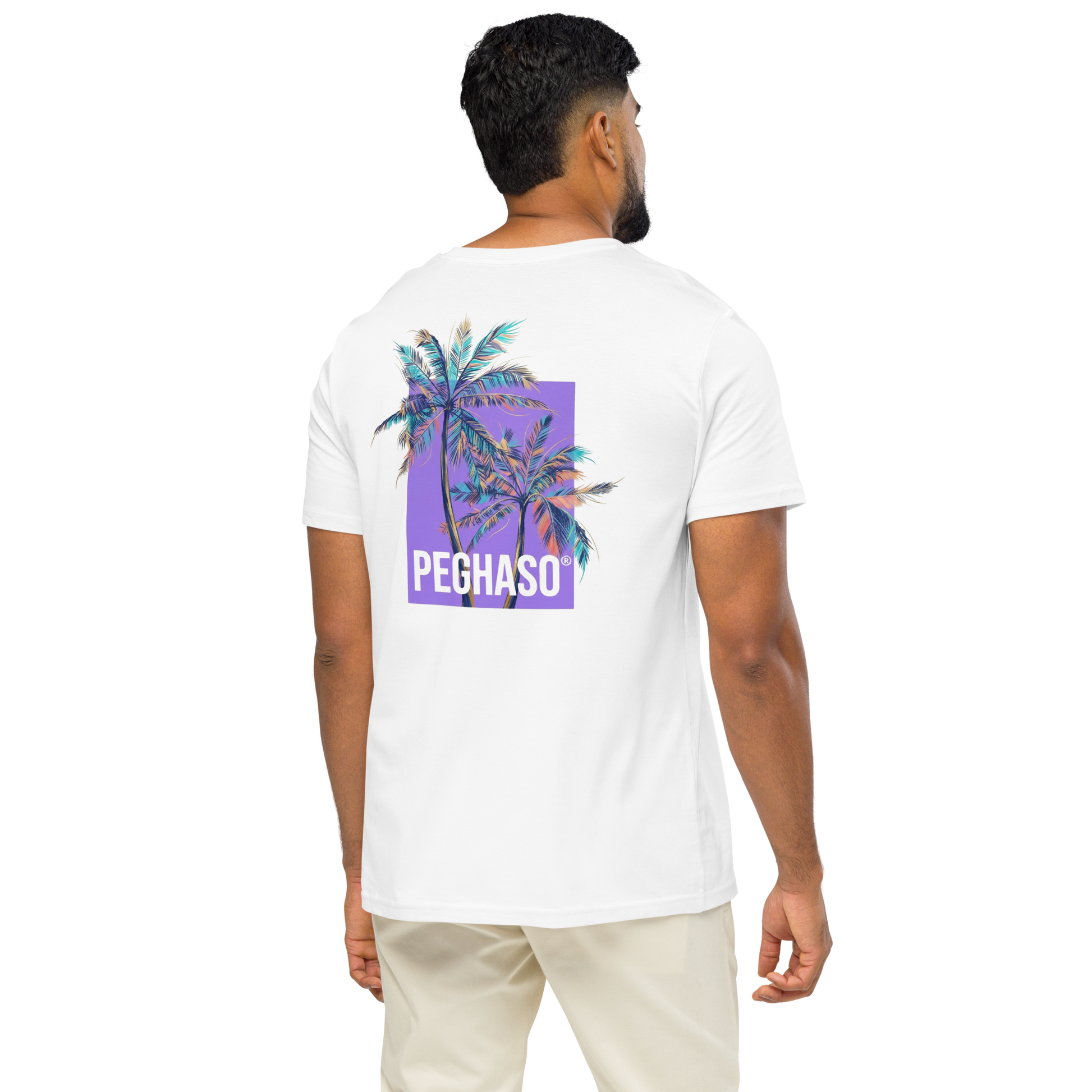 Camiseta palmera california hombre