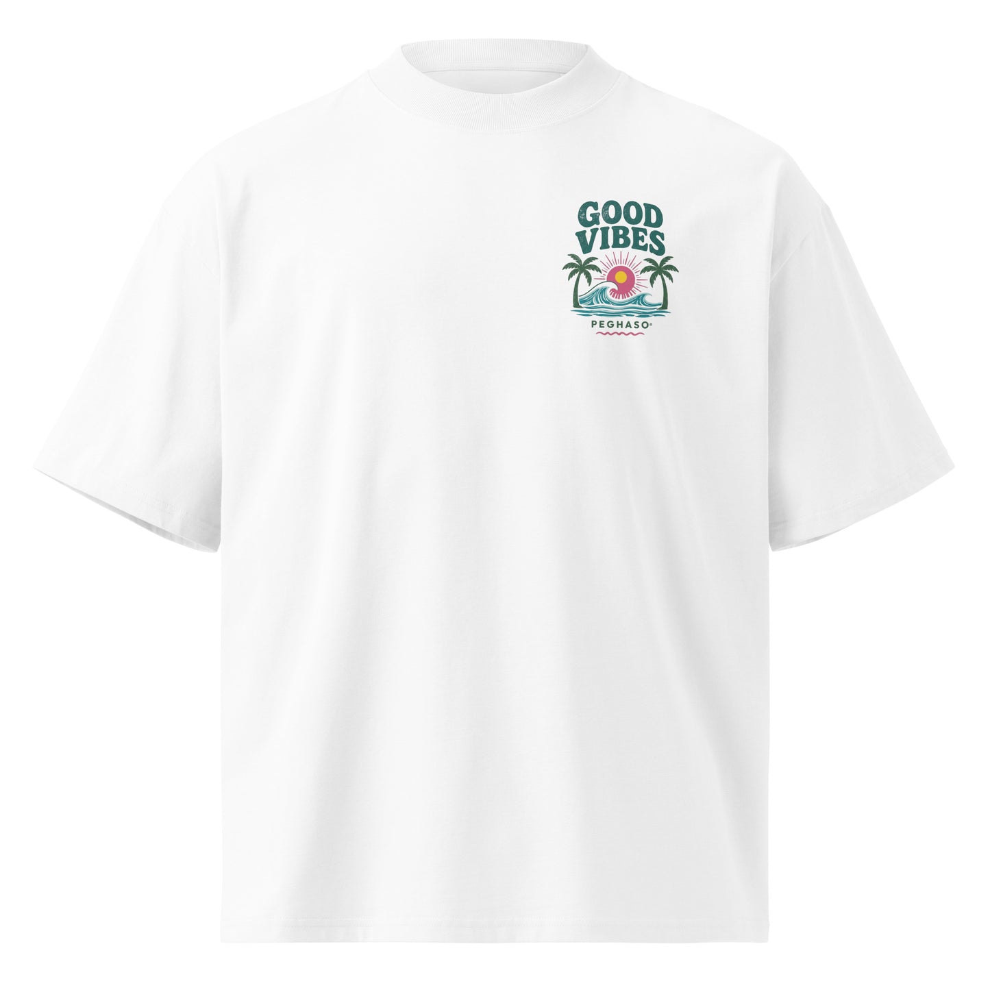 Camiseta streetwear oversize blanca para looks urbanos de verano