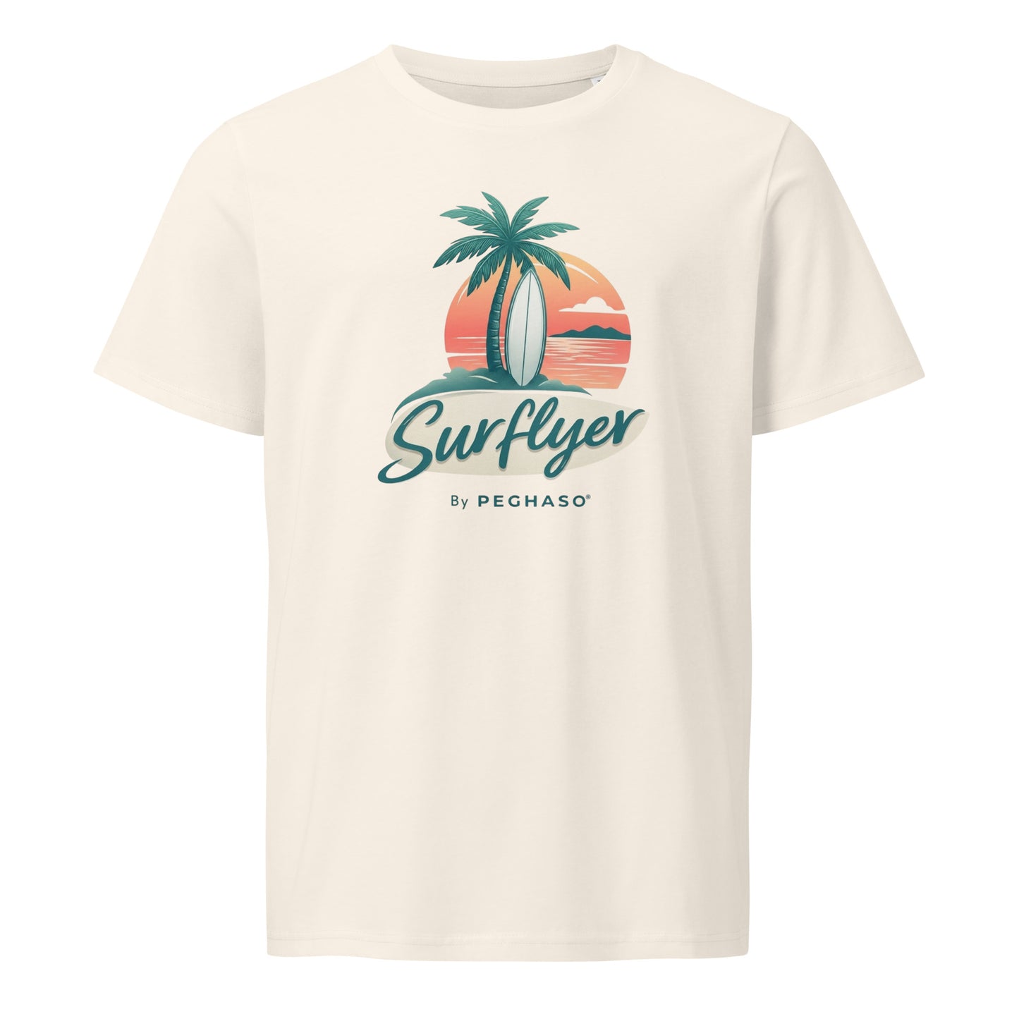 Camiseta-surfera-blanca-algodon-organico-peghaso-surflyer