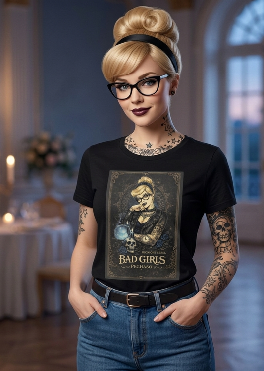 Camiseta Cenicienta Tatuada - Colección BAD GIRLS - Peghaso®