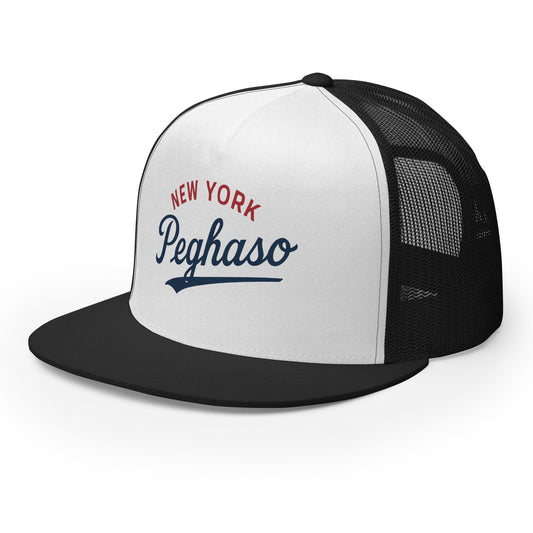 Gorra trucker vintage desgastada estilo New York béisbol PEGHASO new york yankies