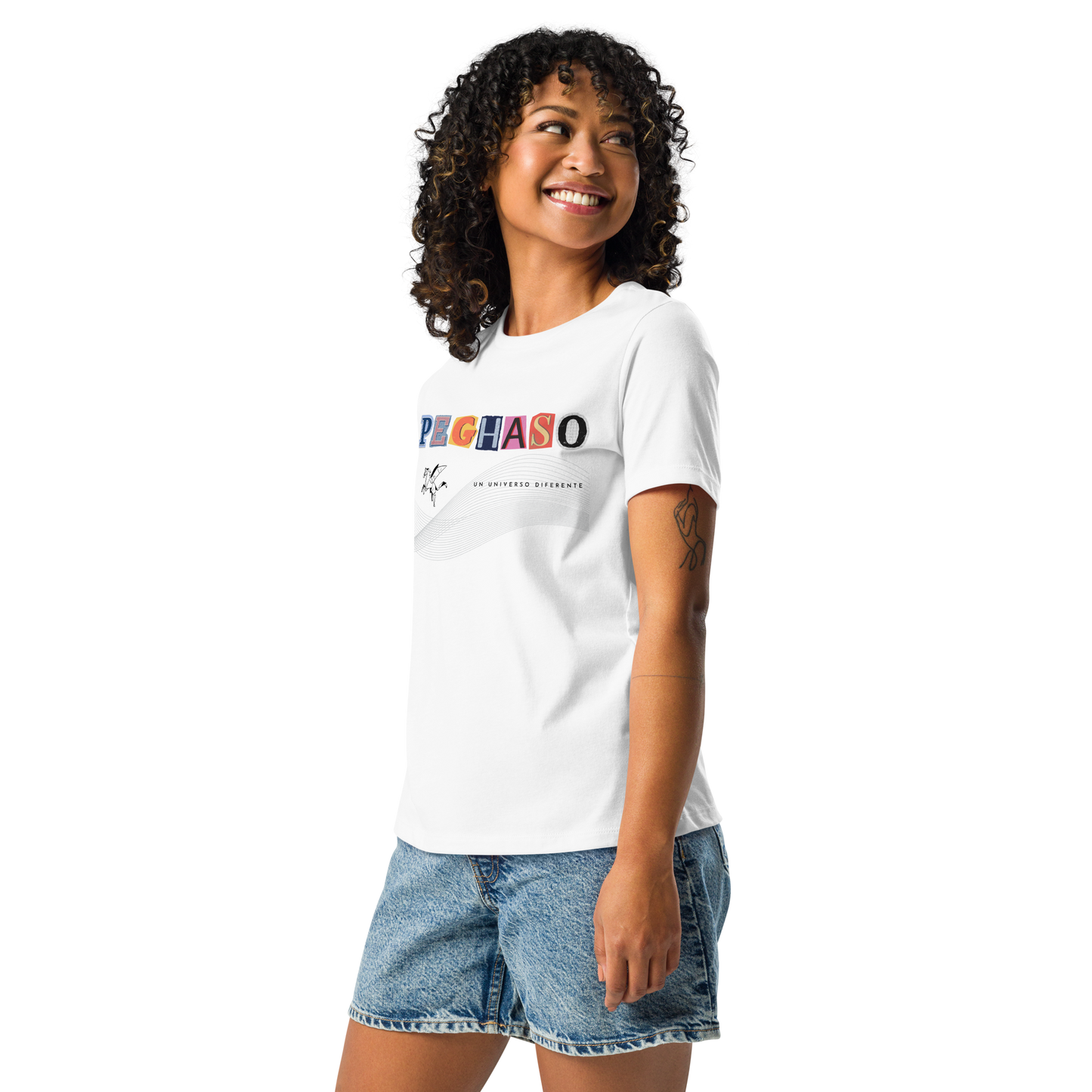 camiseta manga corta mujer y hombre estampada camiseta de verano