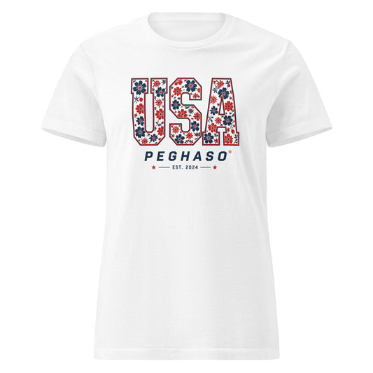 detalle-estampado-floral-usa-logo-peghaso-calidad-premium