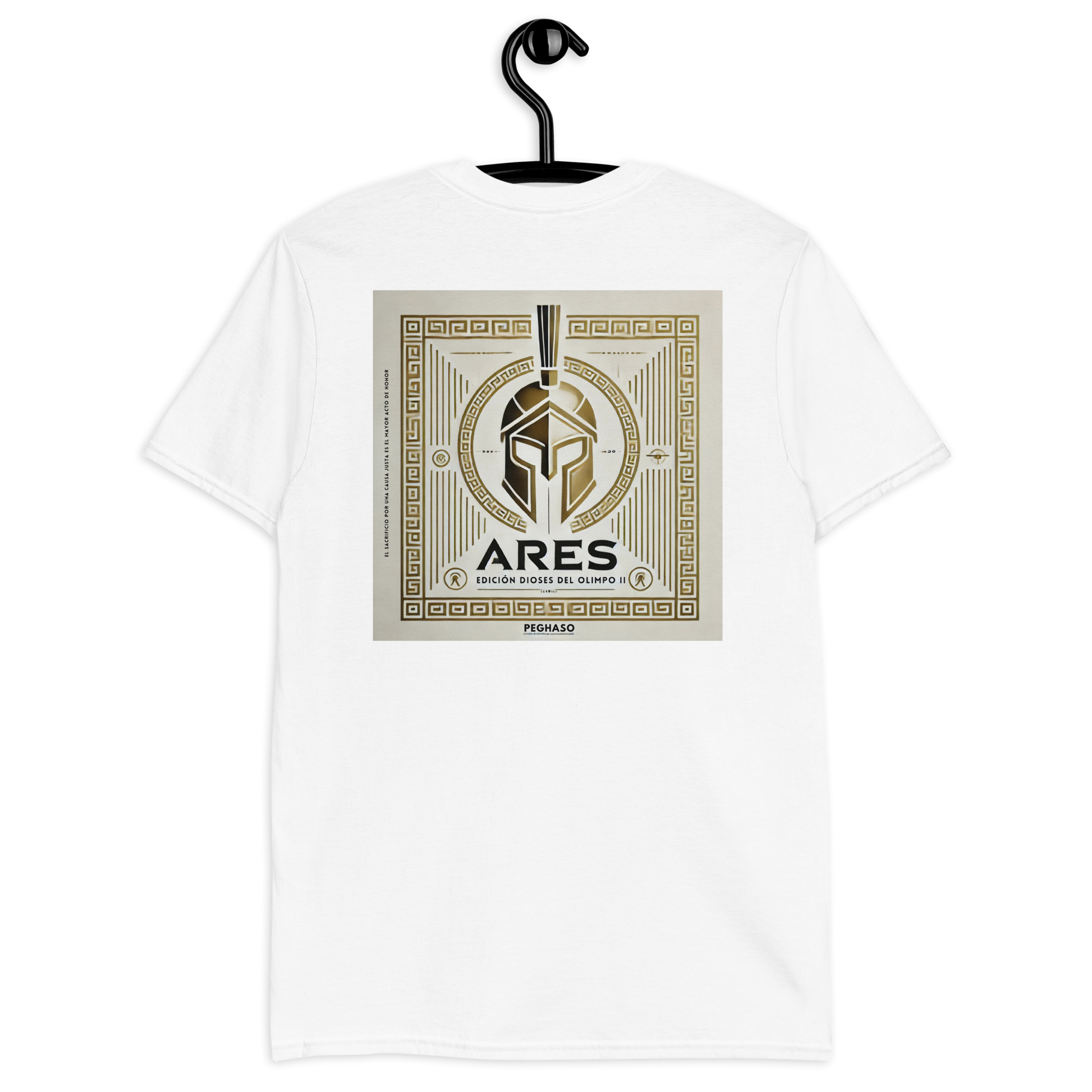 Camiseta Ares Mitología Griega Blanca PEGHASO Streetwear