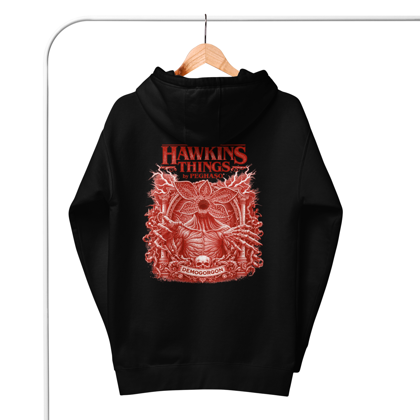Hoodie Sudadera Demogorgon - Hawkins Things by PEGHASO | Streetwear Premium