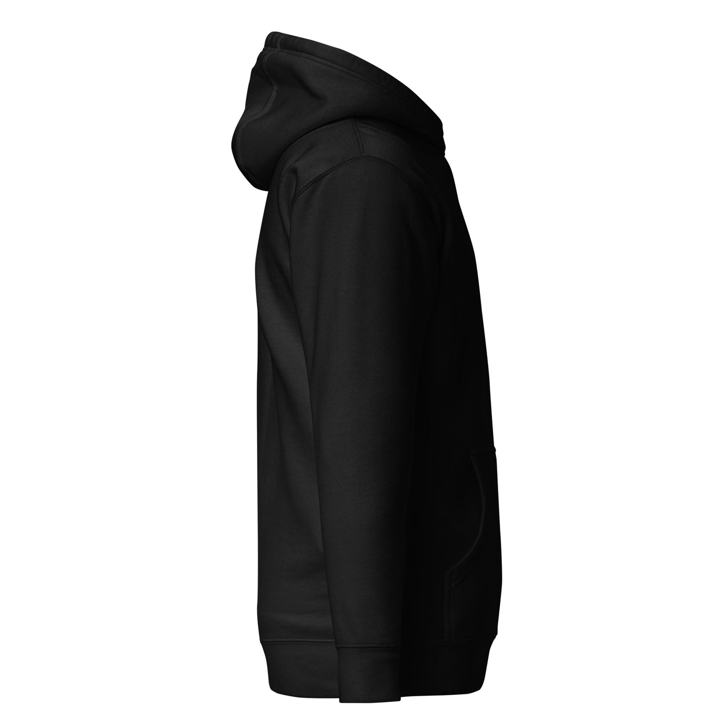 Sudadera con capucha negra 011 con logo rojo inspirada en Once de Stranger Things.