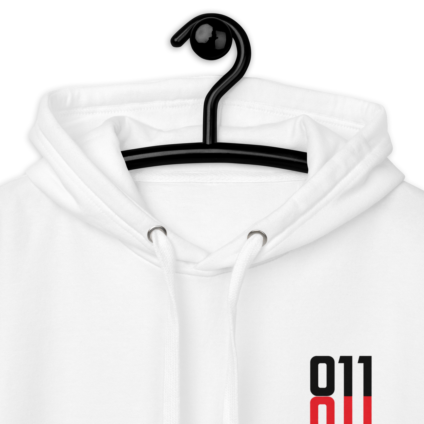 Sudadera Hoodie 011 Black & Red - Edición Once Colección PEGHASO