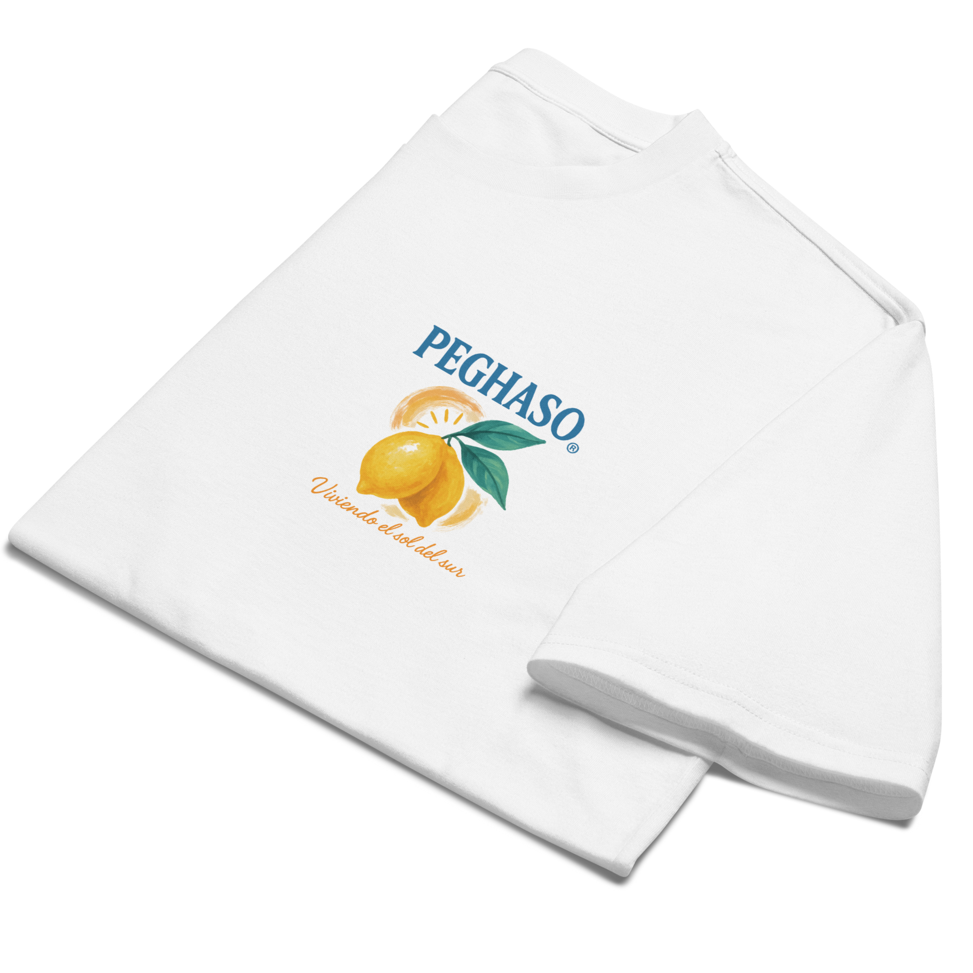 Camiseta oversize mujer "Vibras de Limón" de algodón orgánico