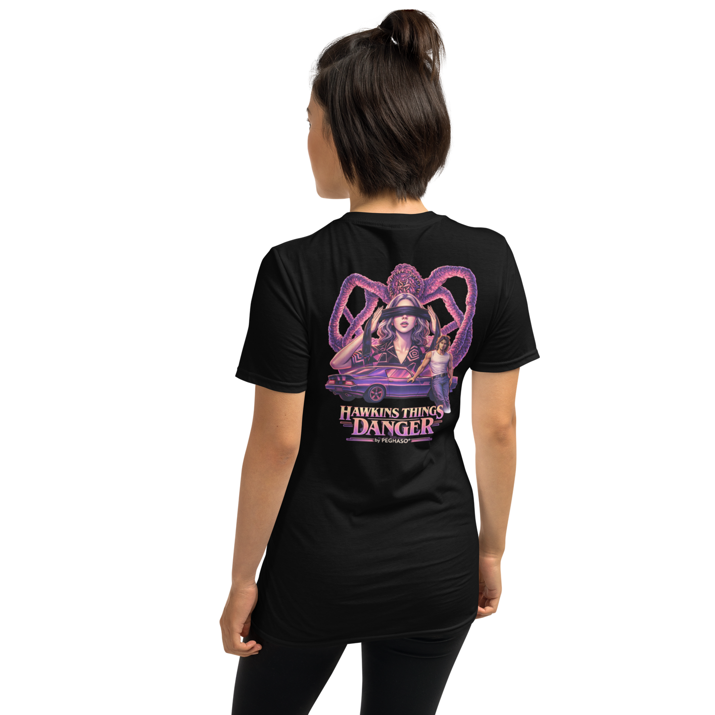 Camiseta Eleven "011" y Billy Hargrove. Colección Hawkins Things: Danger Edition - PEGHASO