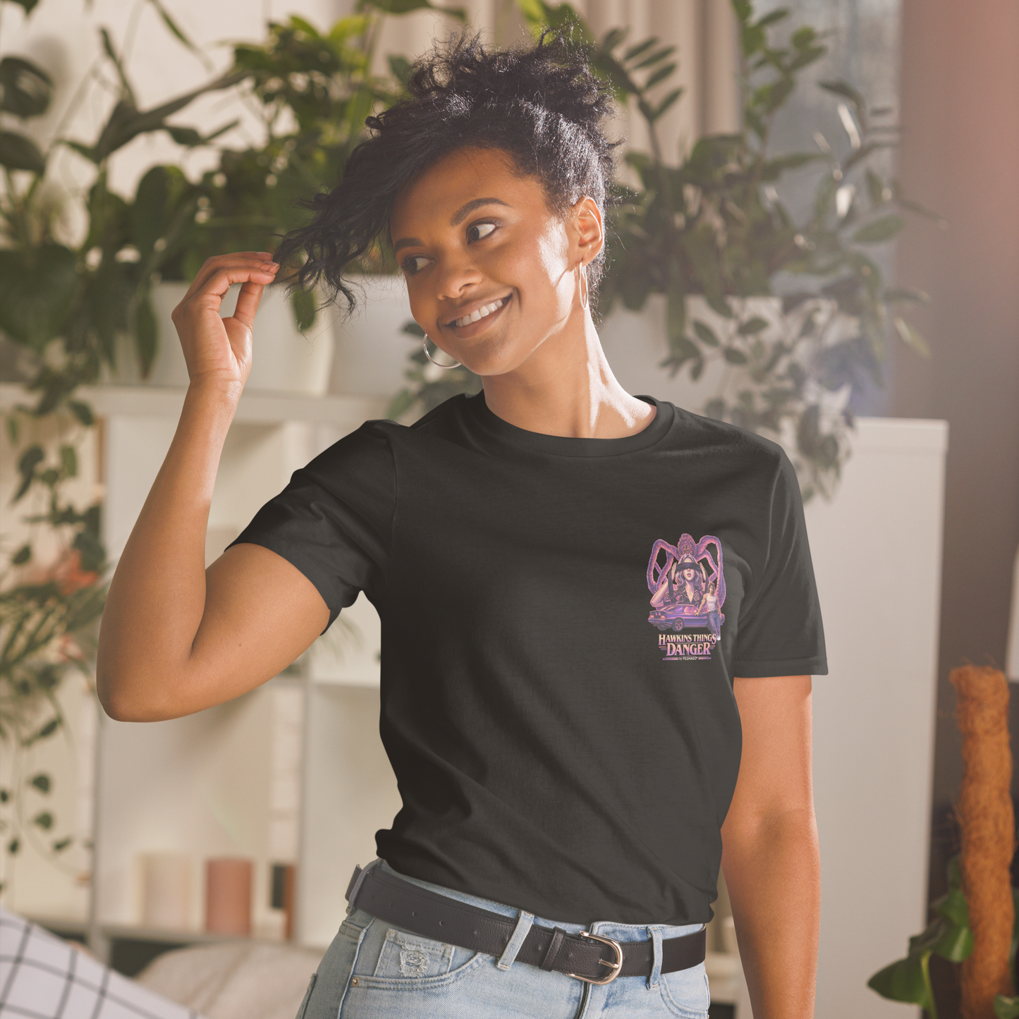 Camiseta Eleven "011" y Billy Hargrove. Colección Hawkins Things: Danger Edition - PEGHASO