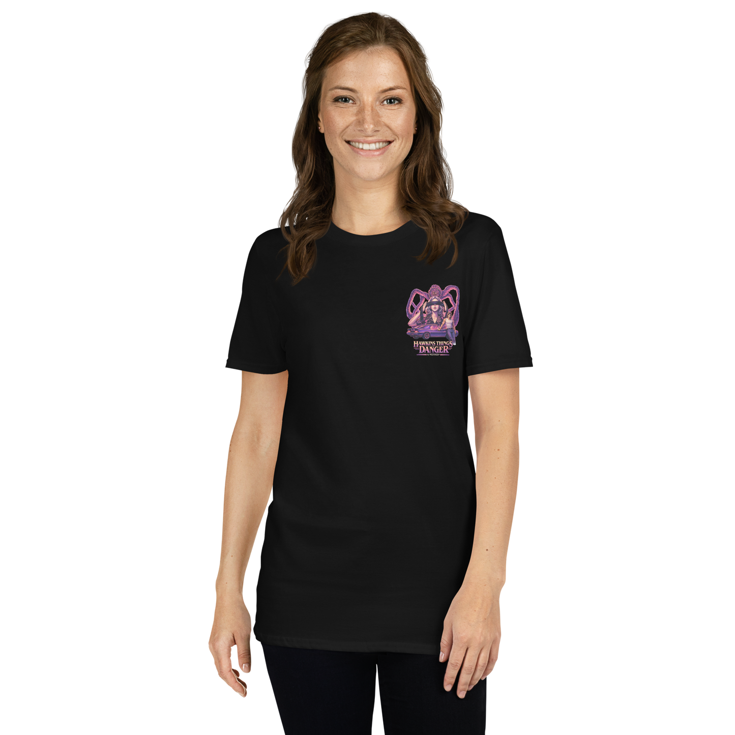 Camiseta Eleven "011" y Billy Hargrove. Colección Hawkins Things: Danger Edition - PEGHASO