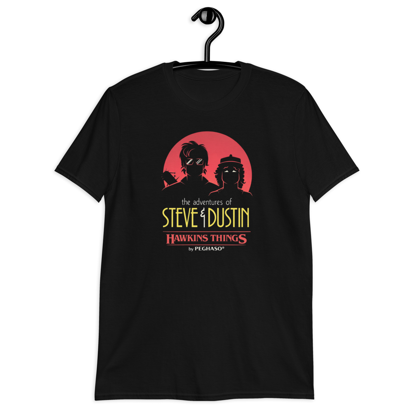 Camiseta Steve & Dustin "The Dynamic Duo" - Colección Hawkins Things by PEGHASO - Estilo Retro 80s Stranger Things
