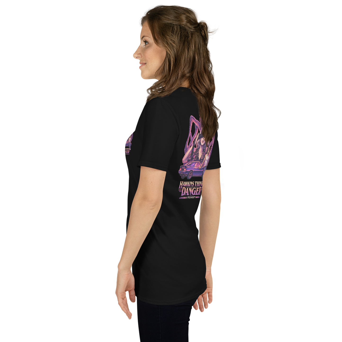 Camiseta Eleven "011" y Billy Hargrove. Colección Hawkins Things: Danger Edition - PEGHASO