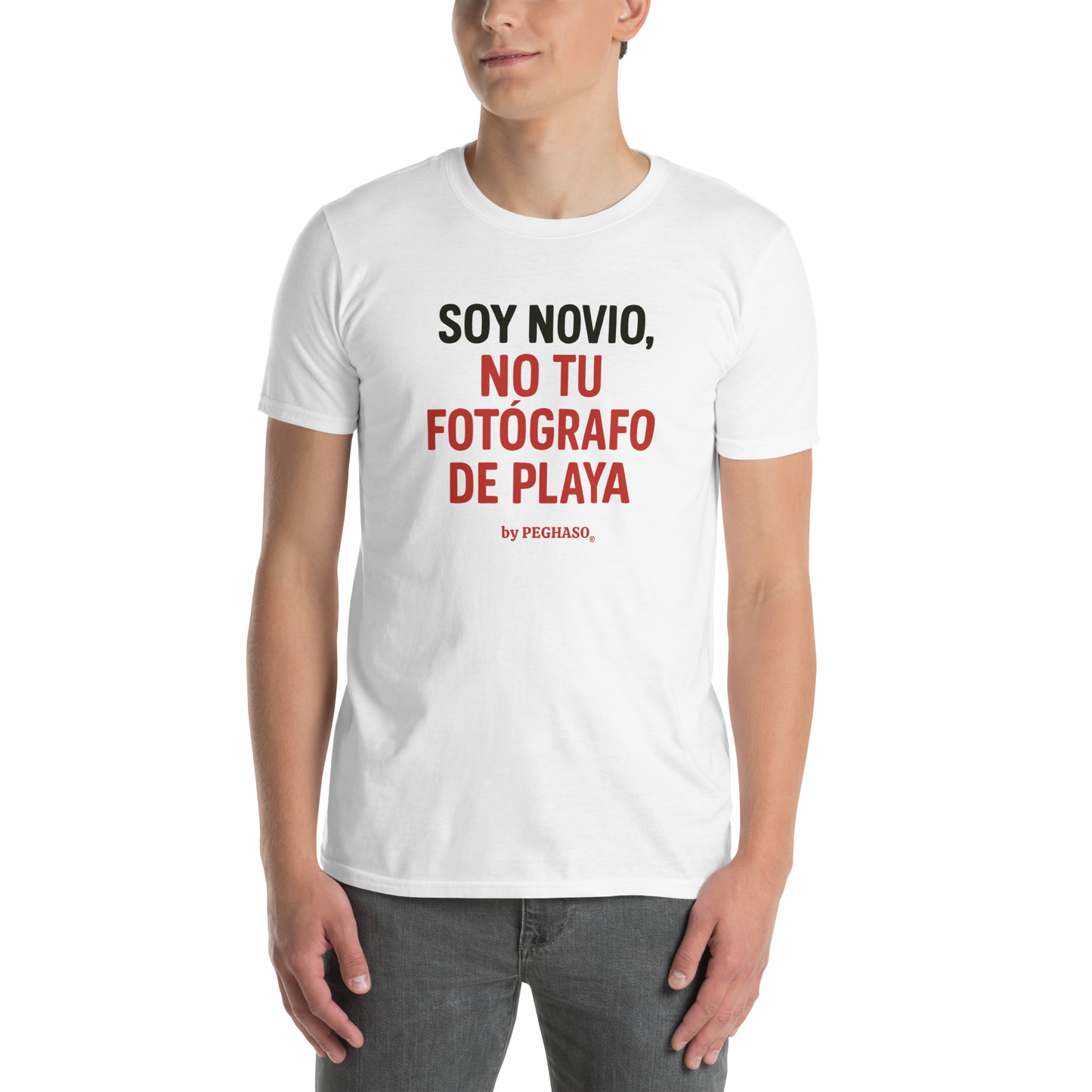 9. Camiseta sin filtro "SOY TU NOVIO"– by PEGHASO®
