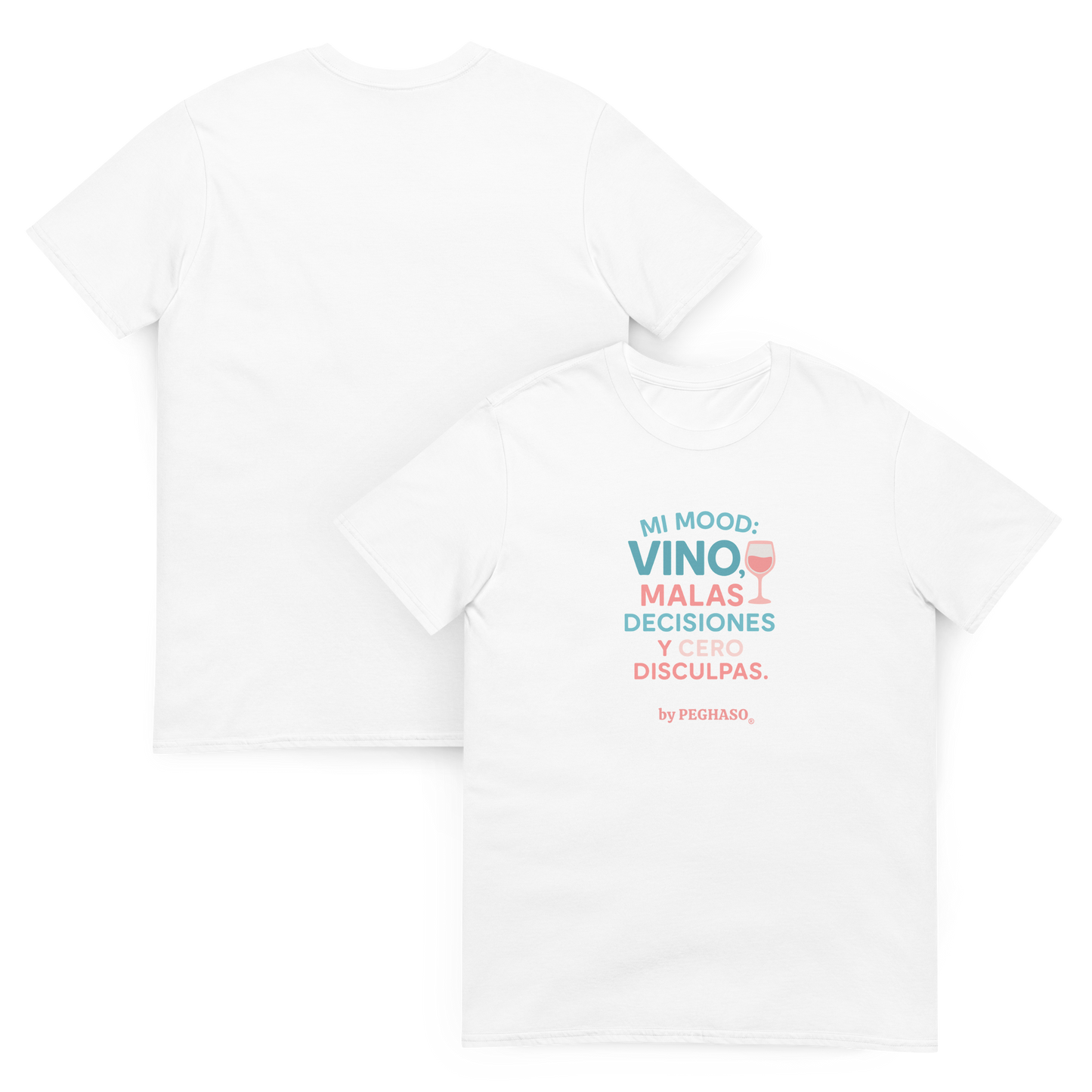 3. Camiseta sin filtro "MI MOOD" by PEGHASO®