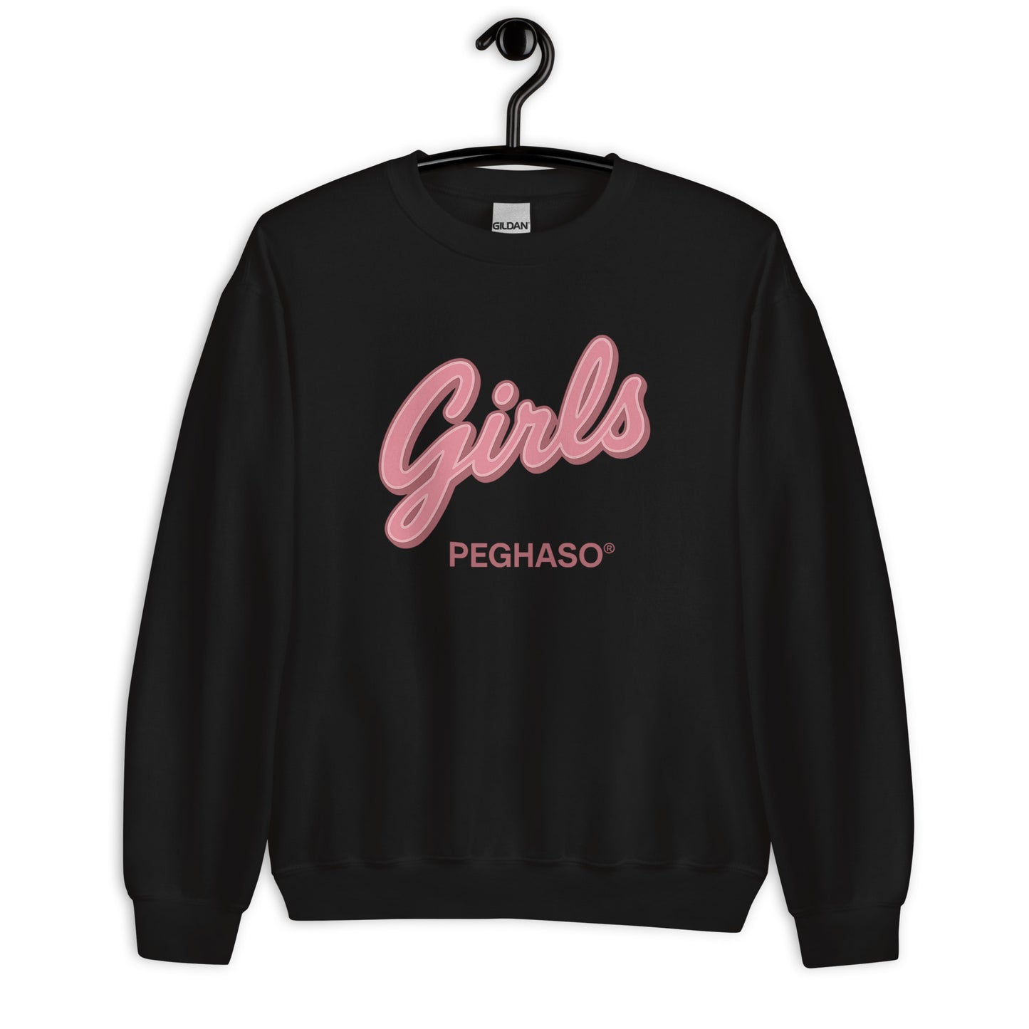 "Sudadera PEGHASO Sweet Girls Edition negra – Sudadera mujer streetwear”