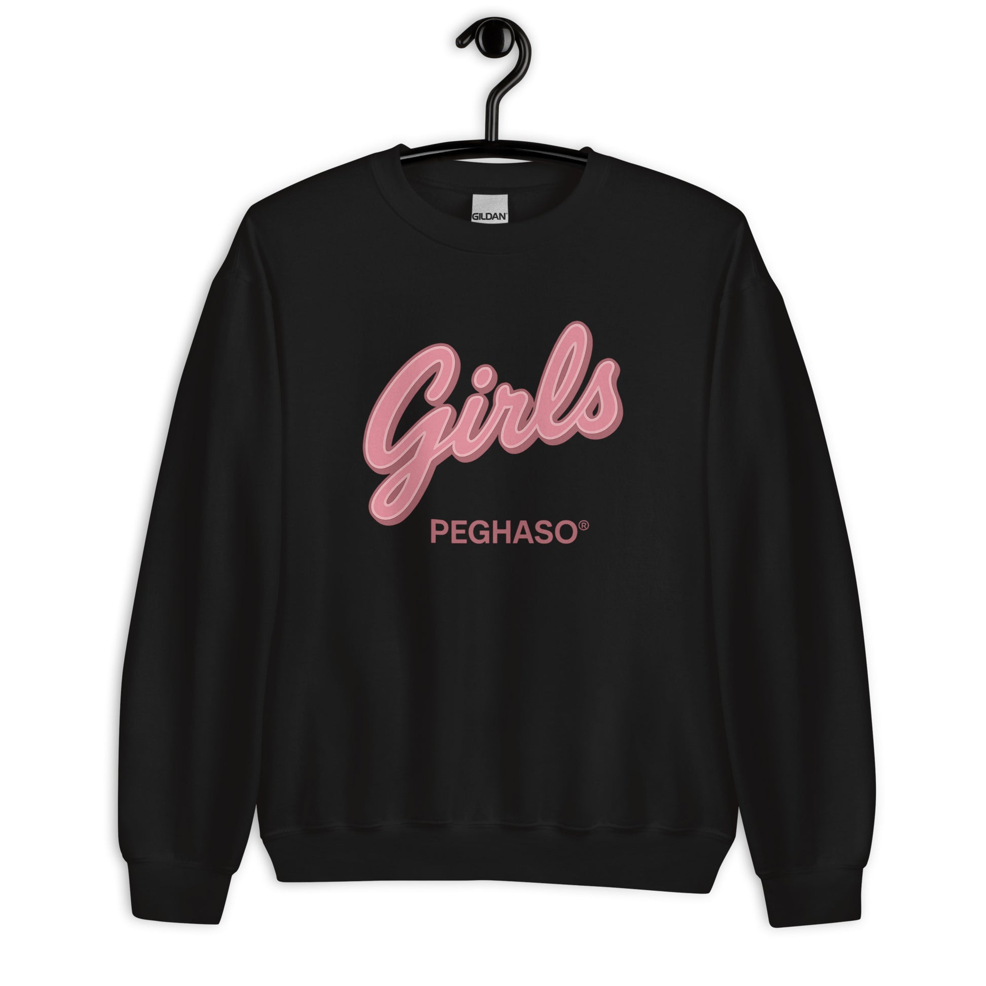 "Sudadera PEGHASO Sweet Girls Edition negra – Sudadera mujer streetwear”