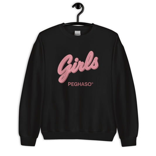 "Sudadera PEGHASO Sweet Girls Edition negra – Sudadera mujer streetwear”