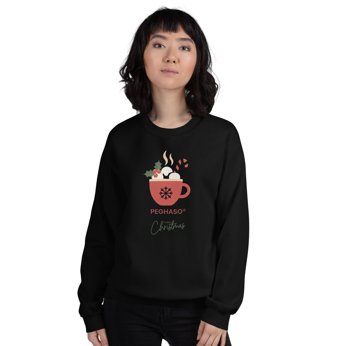 Sudadera TAZA NAVIDEÑA - Colección CHRISTMAS SIGNS - PEGHASO