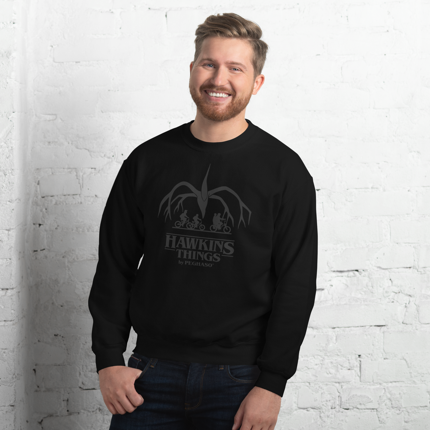 Sudadera AZOTAMENTES (MIND FLAYER) Hawkins Things by PEGHASO | Streetwear Urbano