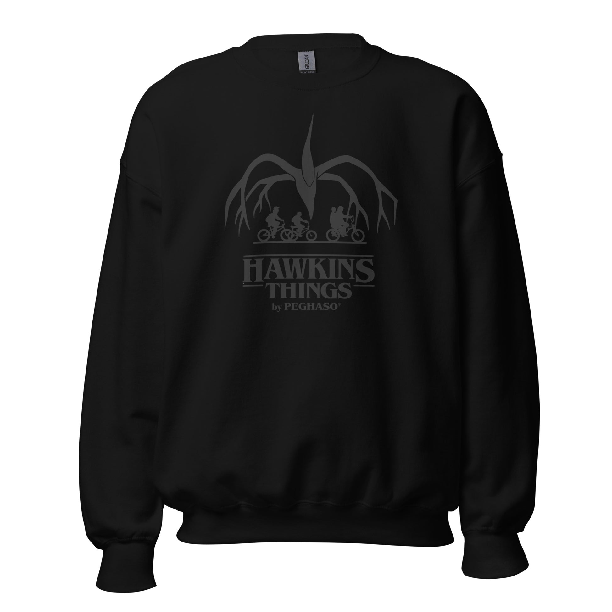 sudadera negra demogorgon