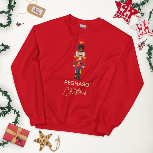 SUDADERA ROJA CASCANUECES NAVIDAD PEGHASO