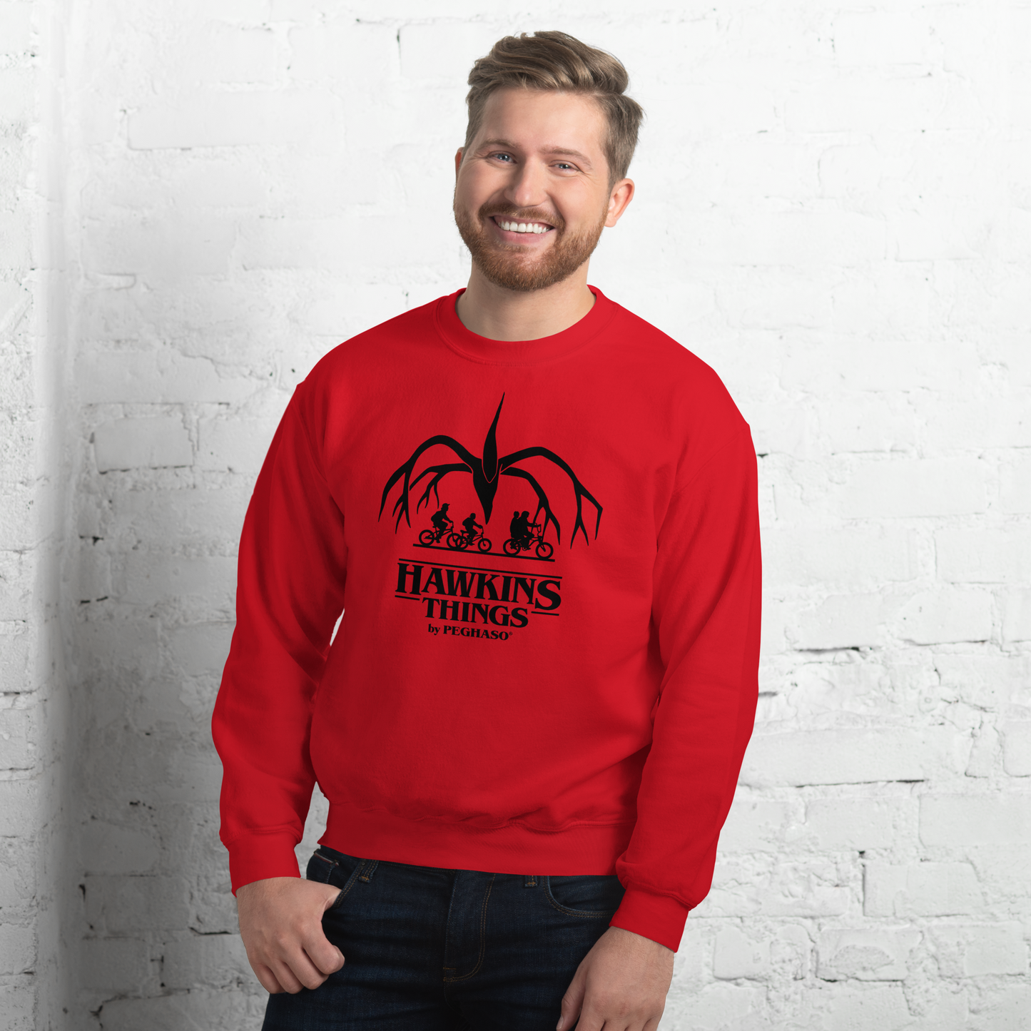 Sudadera AZOTAMENTES (MIND FLAYER) Hawkins Things by PEGHASO | Streetwear Urbano