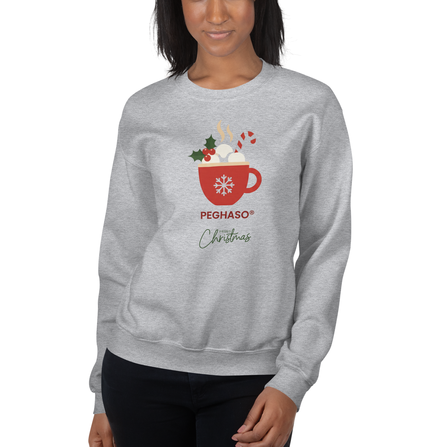 Sudadera TAZA NAVIDEÑA - Colección CHRISTMAS SIGNS - PEGHASO