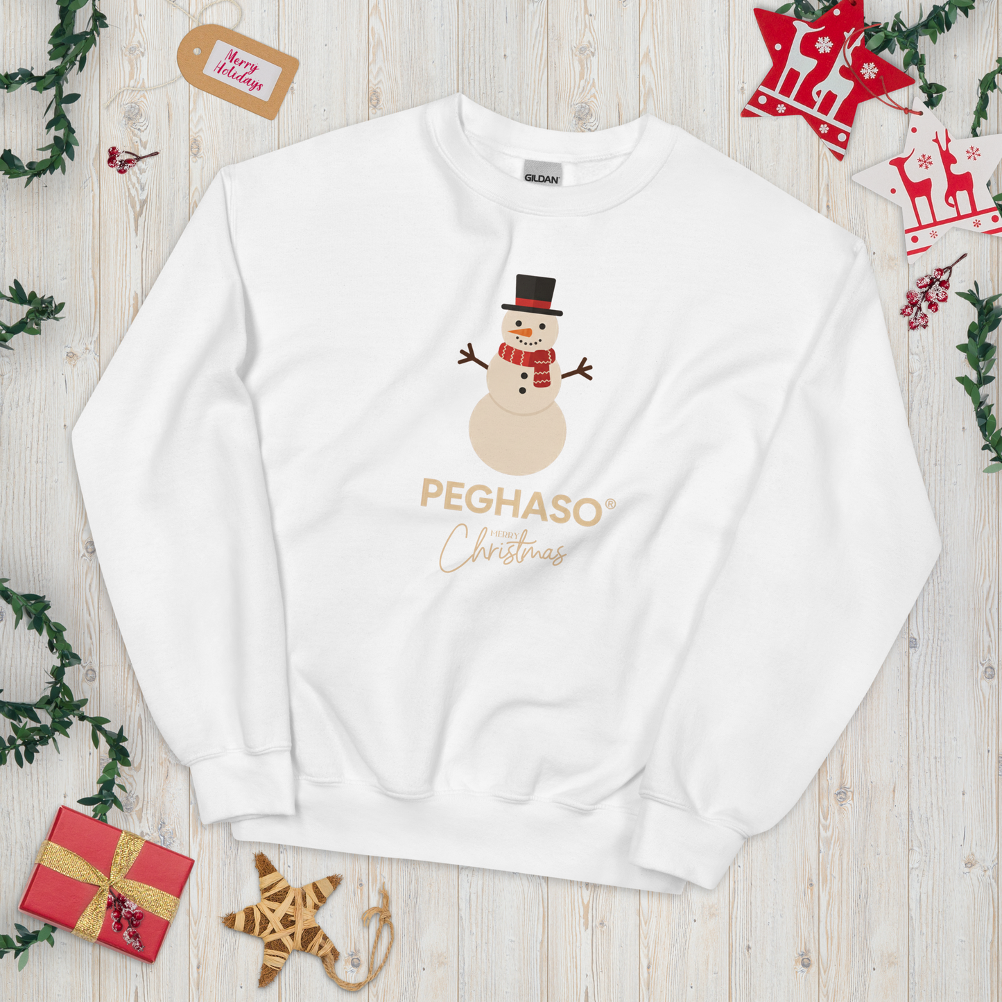 Sudadera MUÑECO DE NIEVE - Colección CHRISTMAS SIGNS II - PEGHASO